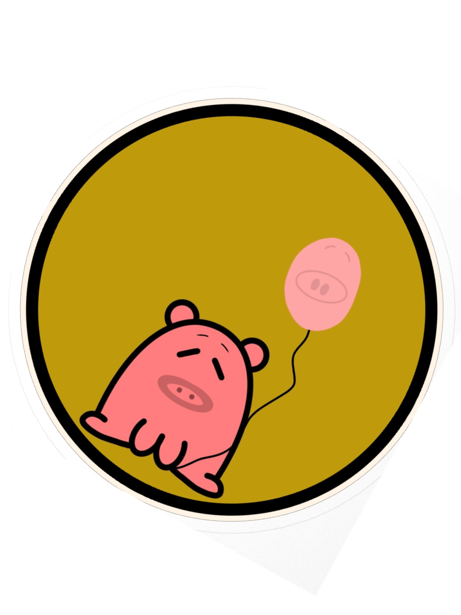 Balloono Pig Sticker product image (5)