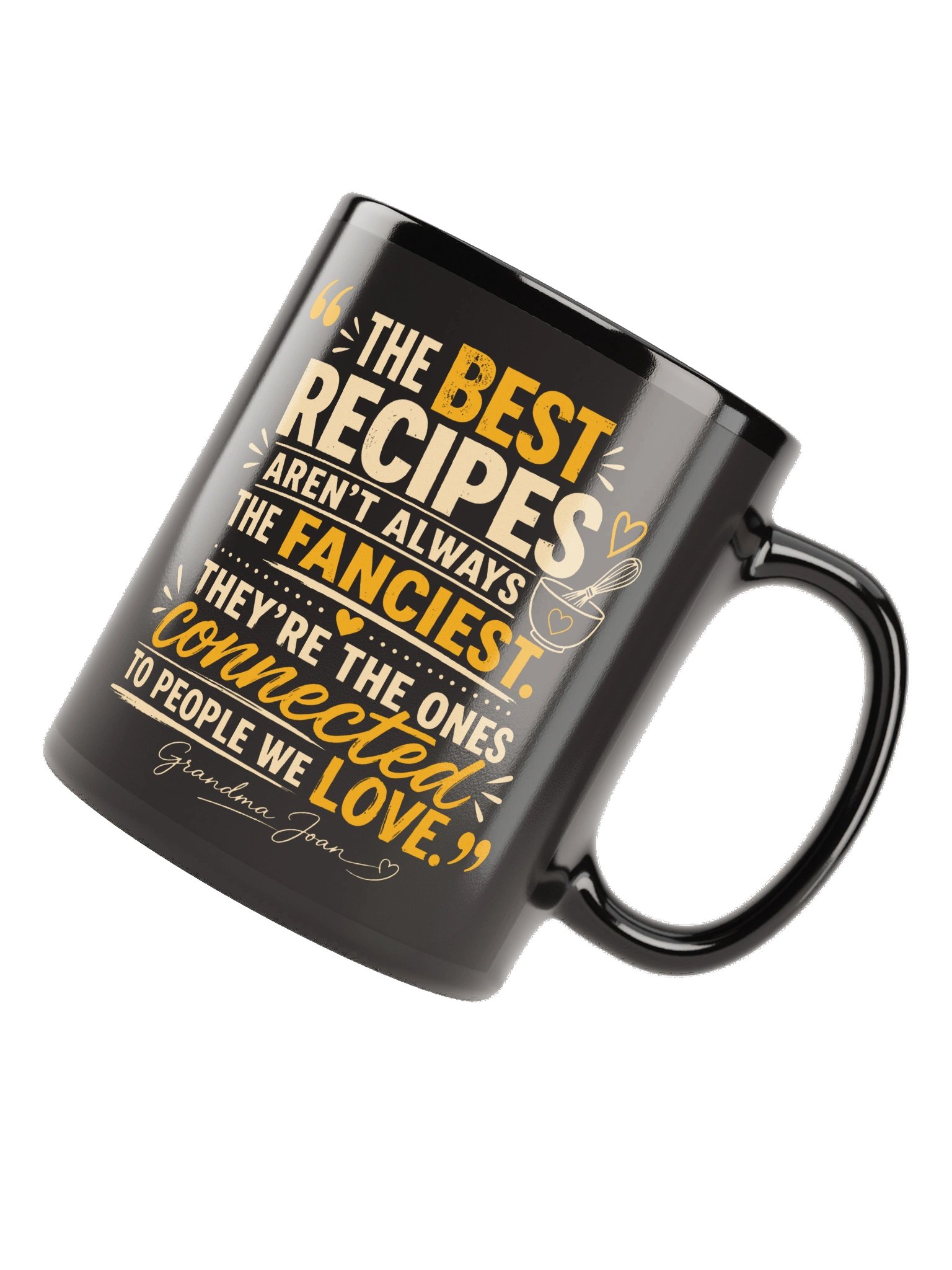 The Best Recipes Arent Always the Fanciest! Black Mug product image (6)