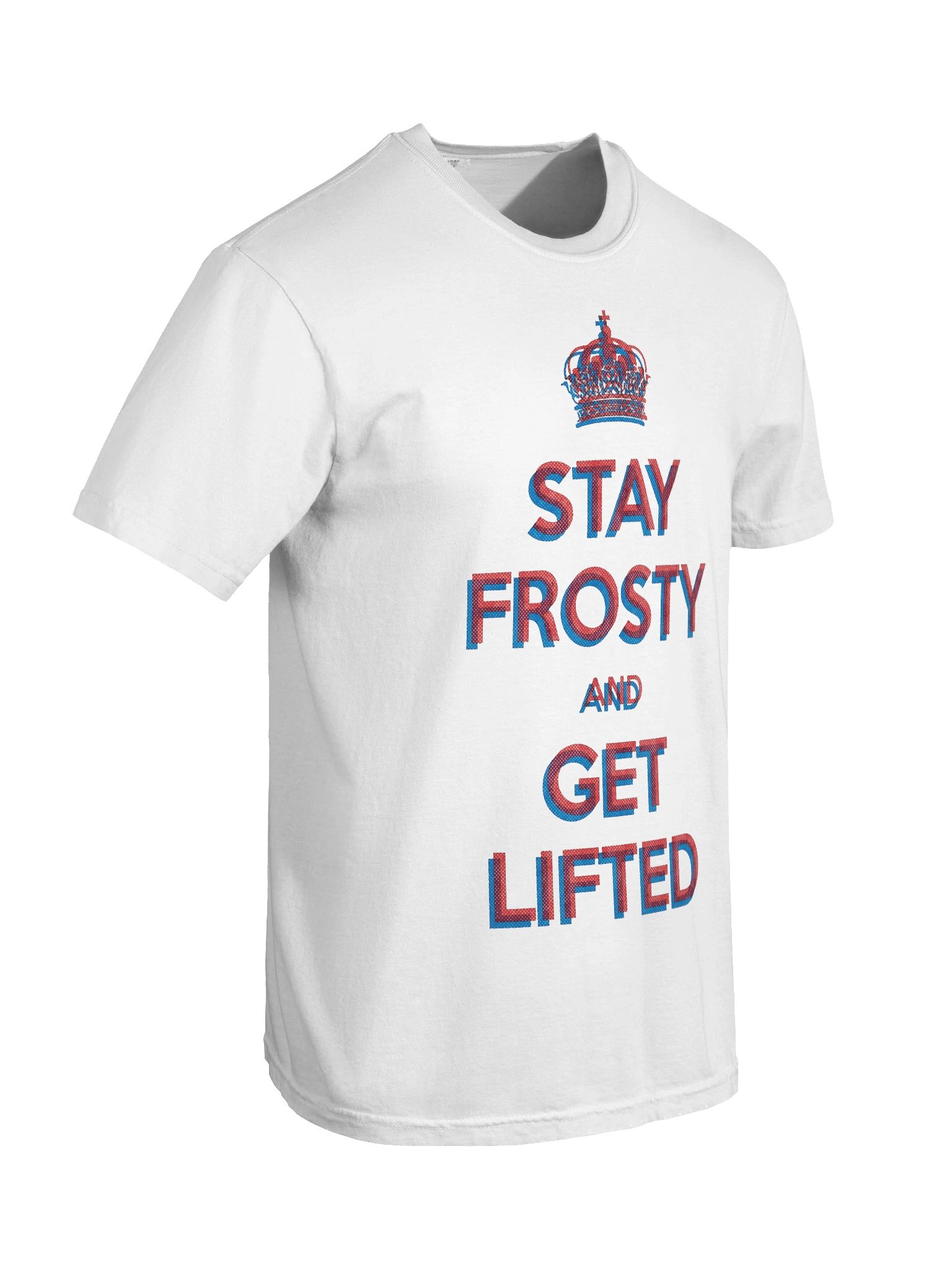 Stay Frosty & Get Lifted: Regal Poster Overtone Tee product image (5)