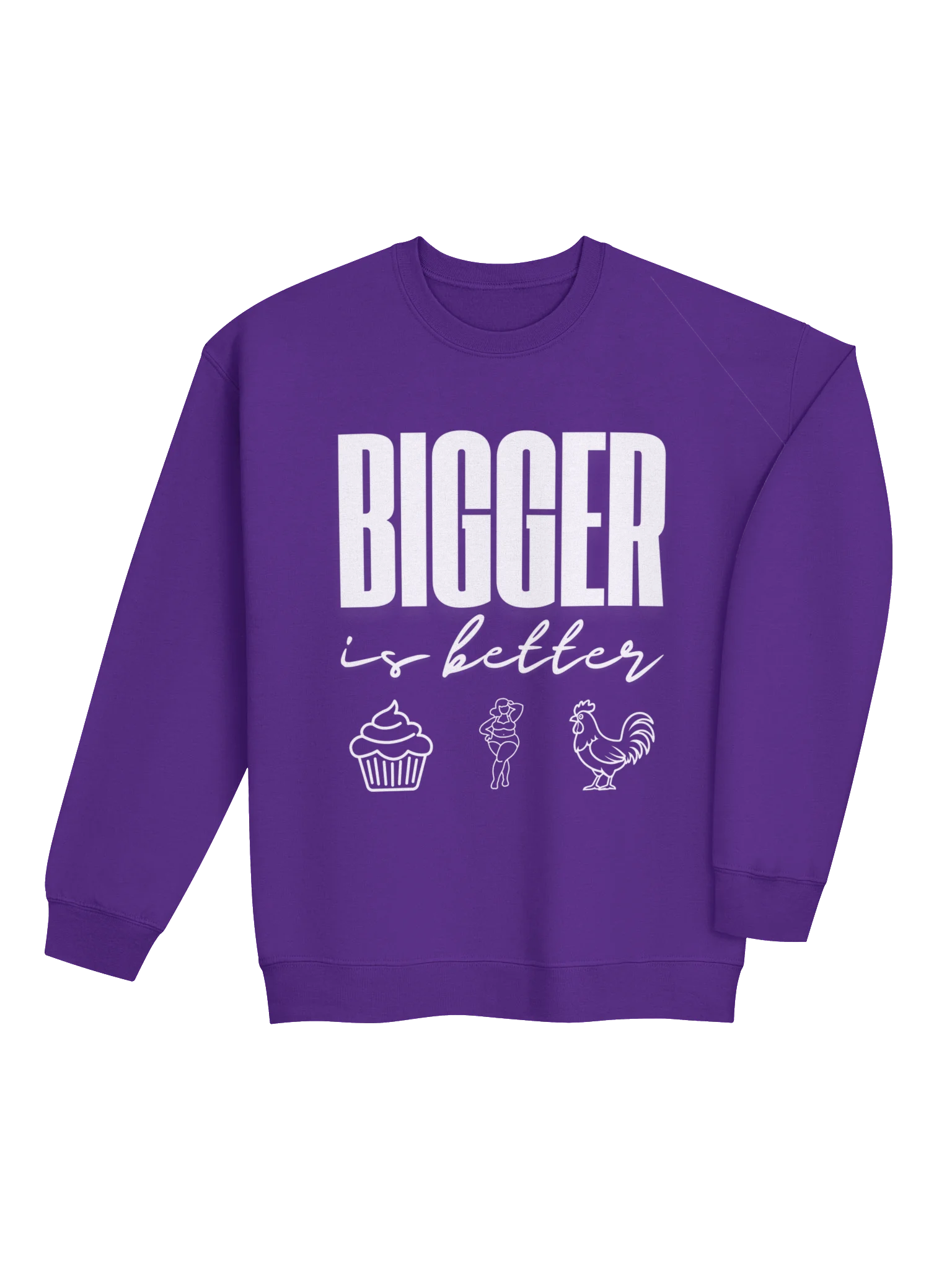 BIGGER is Better Crewneck Sweatshirt product image (16)