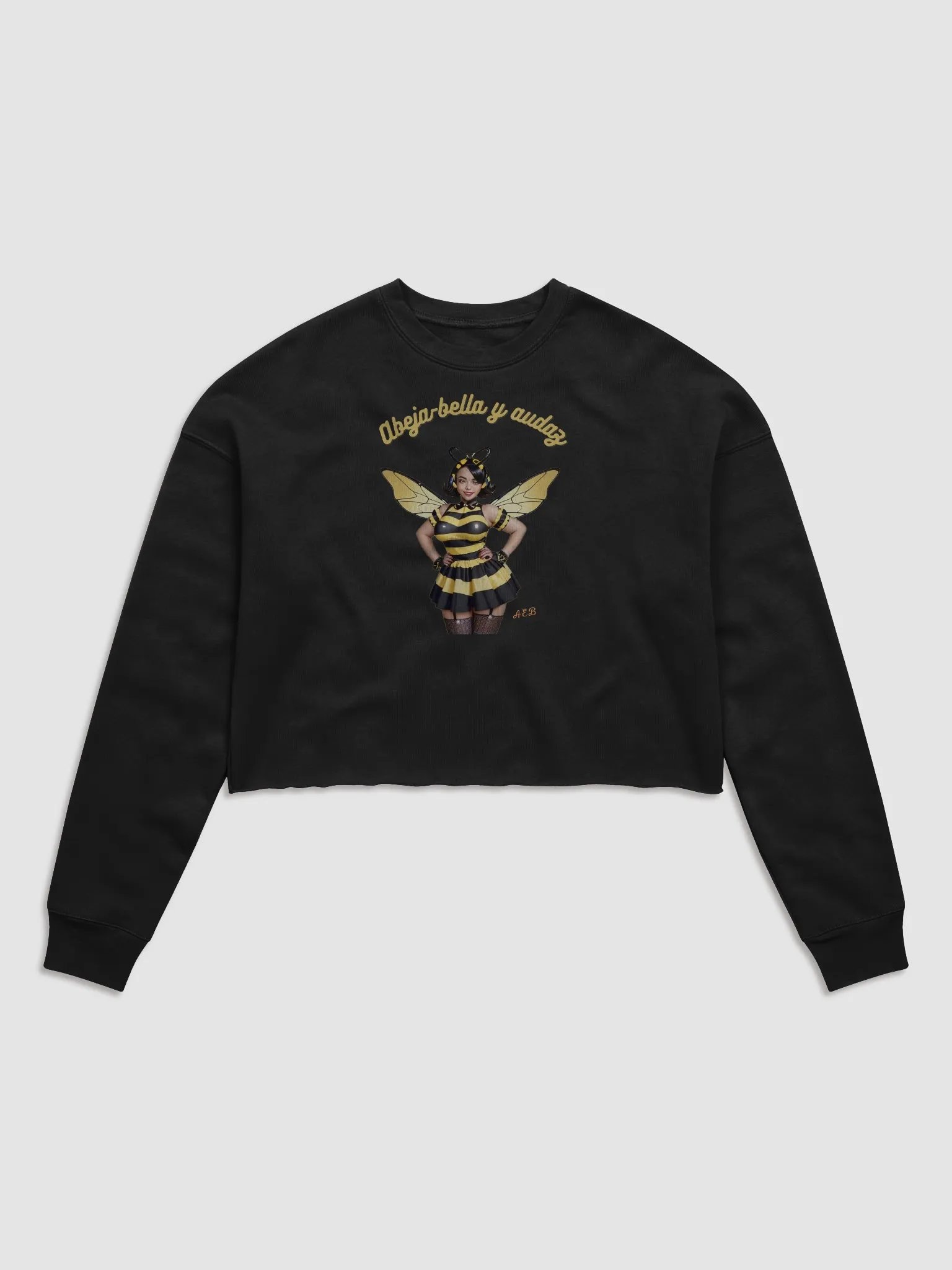 Bee-utiful Buzz Crop Sweatshirt product image (4)