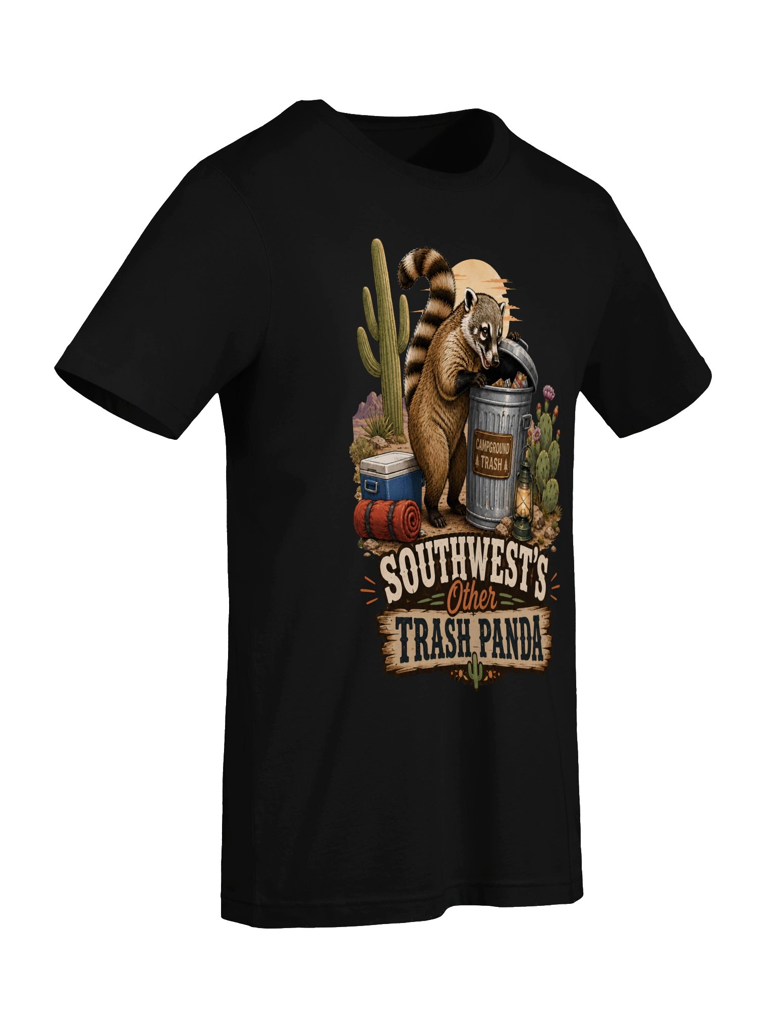 Southwest Trash Panda Desert Tee product image (63)