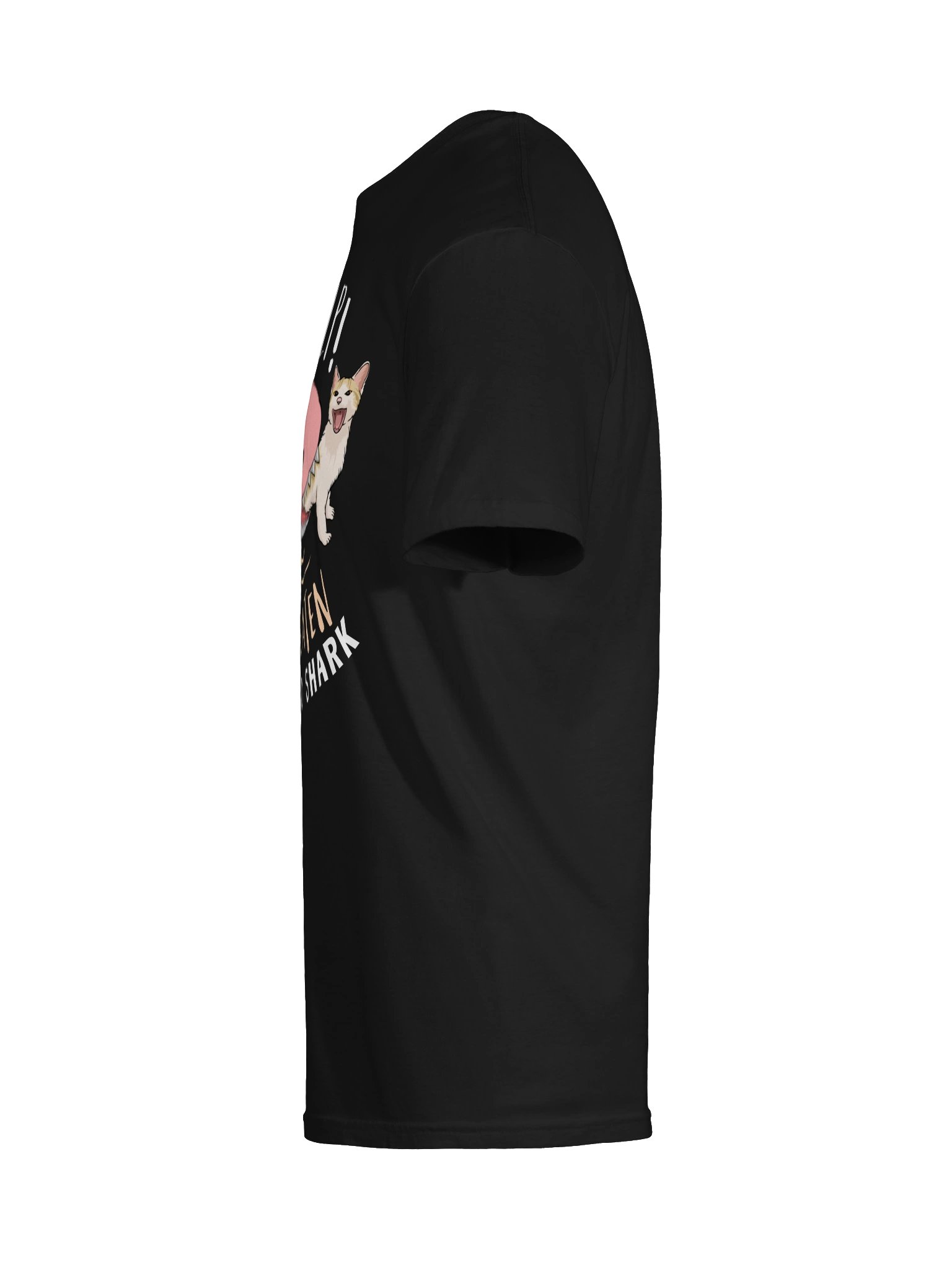 Pink Land Shark Help Cat T-Shirt product image (33)