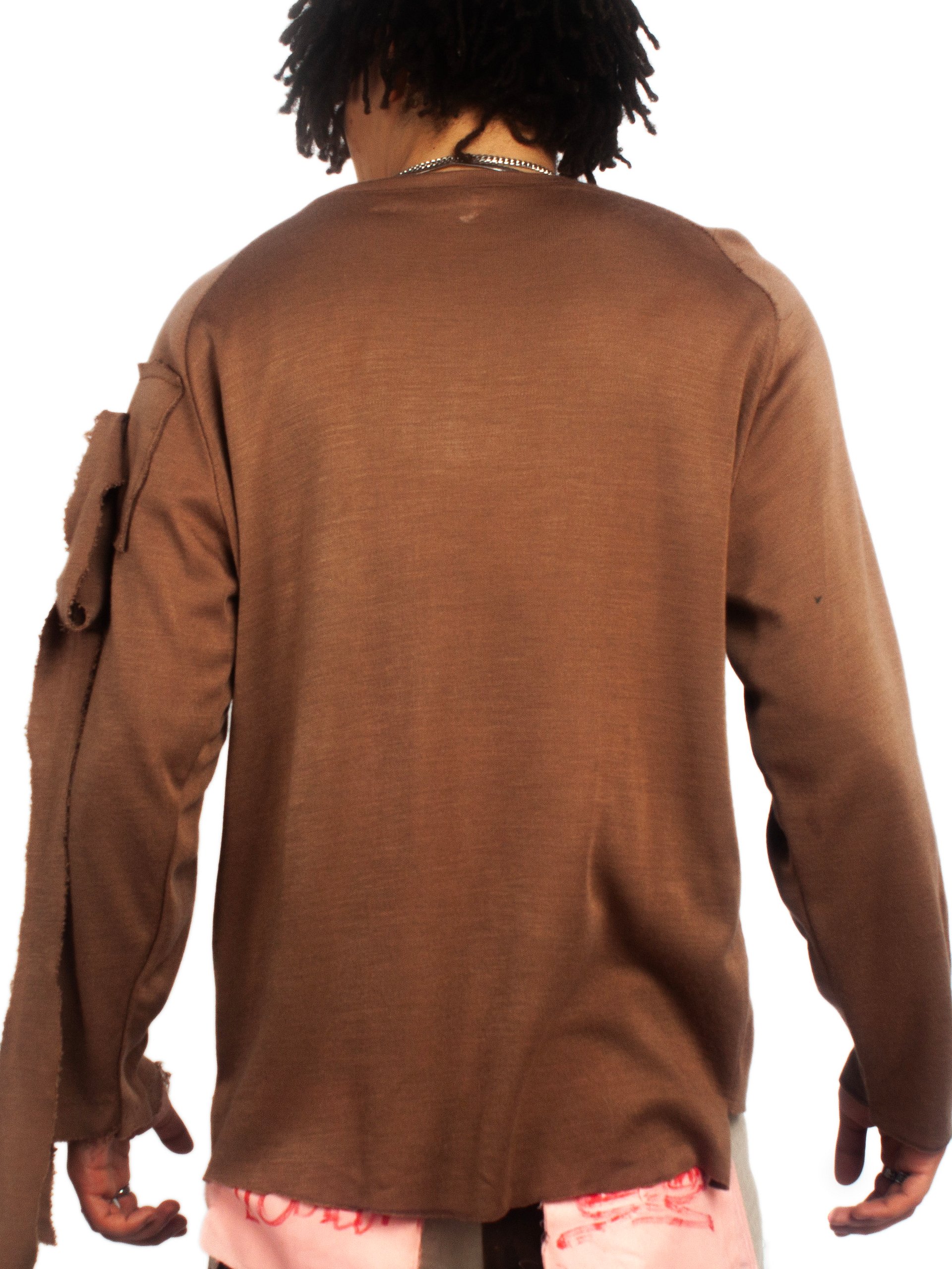 RAGLAN TEE L - BOW - BROWN product image (3)