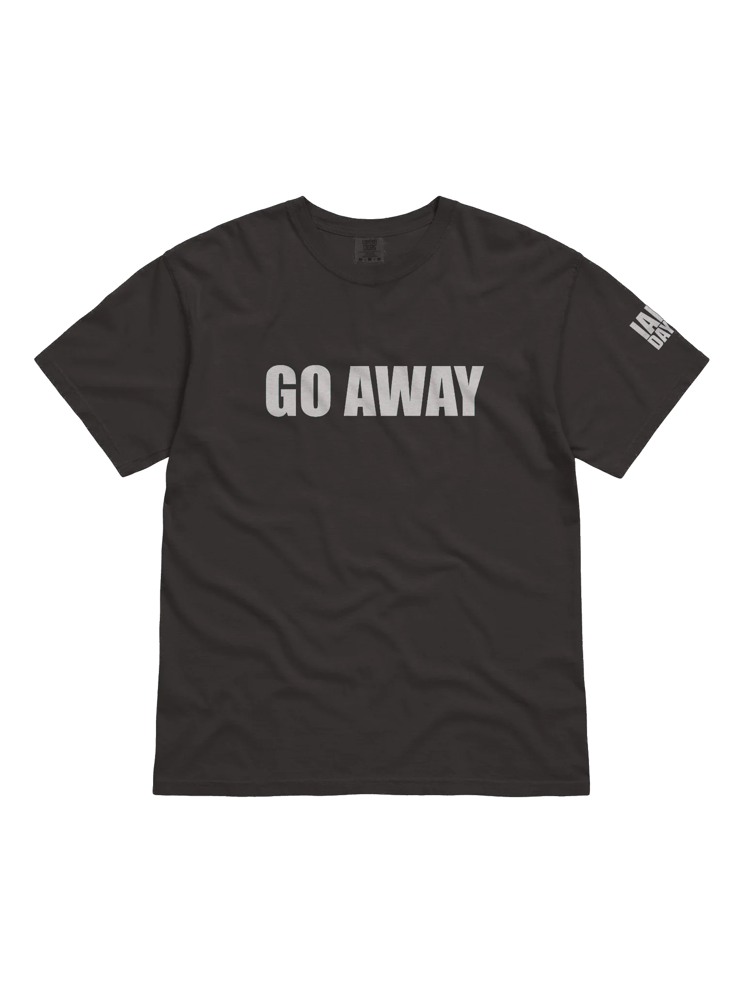 Go Away Simple T-Shirt - Gray product image (1)