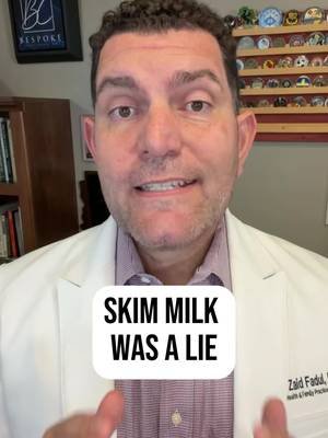 🥛 Skim milk was probably a lie, and the US government just admitted it. The 2025-2030 Dietary Guidelines reversed 50 years of low-fat dairy advice in January 2026. Then a University of Toronto clinical trial followed 74 adults eating full-fat dairy 3 times a day for 12 weeks. It's called the dairy matrix. The fat and nutrients in dairy are bundled together and your body handles them completely differently than isolated saturated fat. Small study, partly industry funded, can't measure long-term heart outcomes. Real doctors read the fine print. But the fine print has been pointing the same direction for years. Your body doesn't care about food trends. It cares about your labs. Comment BESPOKE and I'll DM you. 👇 #DairyMatrix #FullFatDairy #NutritionScience #FoodMyths #ConciergeDoctor