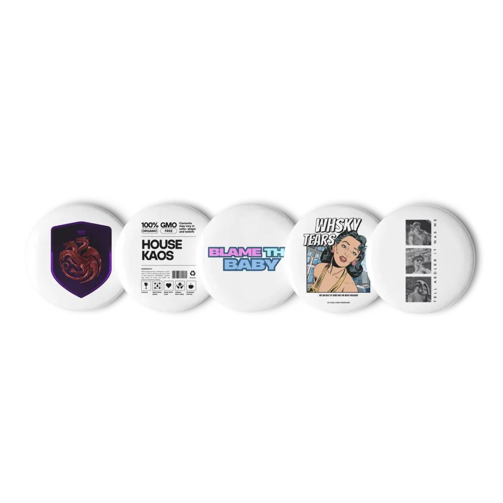 KAOS Pin Button Set product image (5)