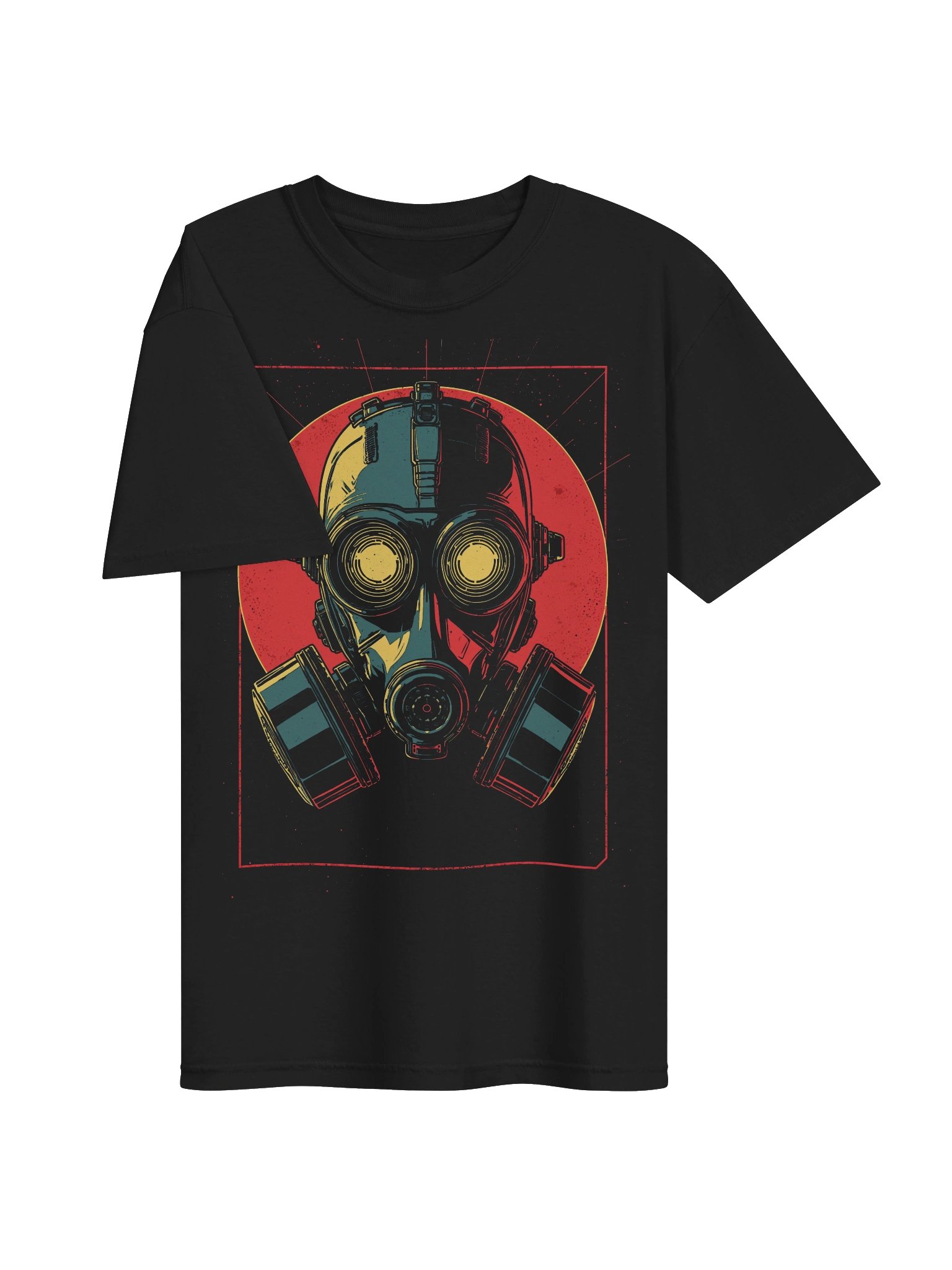 Retro Sci-Fi Helmet Heavyweight T-Shirt product image (6)