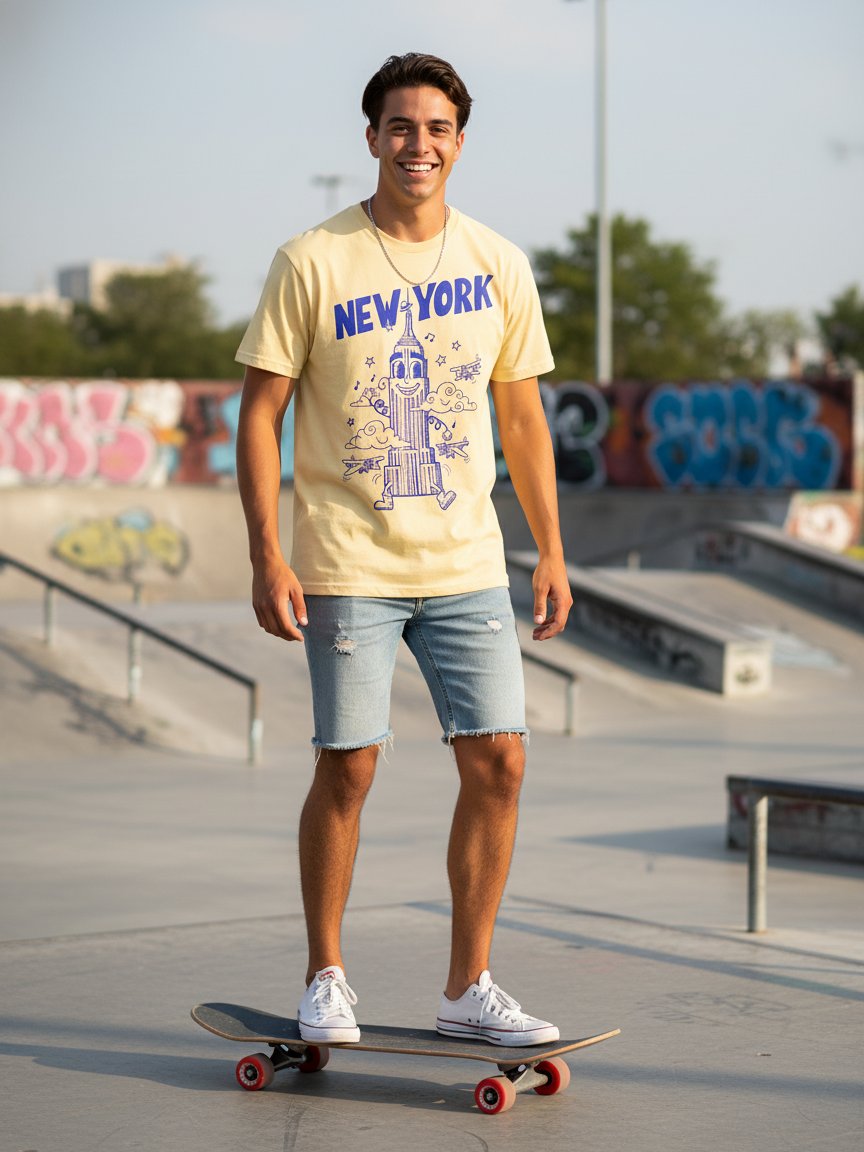 NY Skyscraper Doodle Tee product image (3)