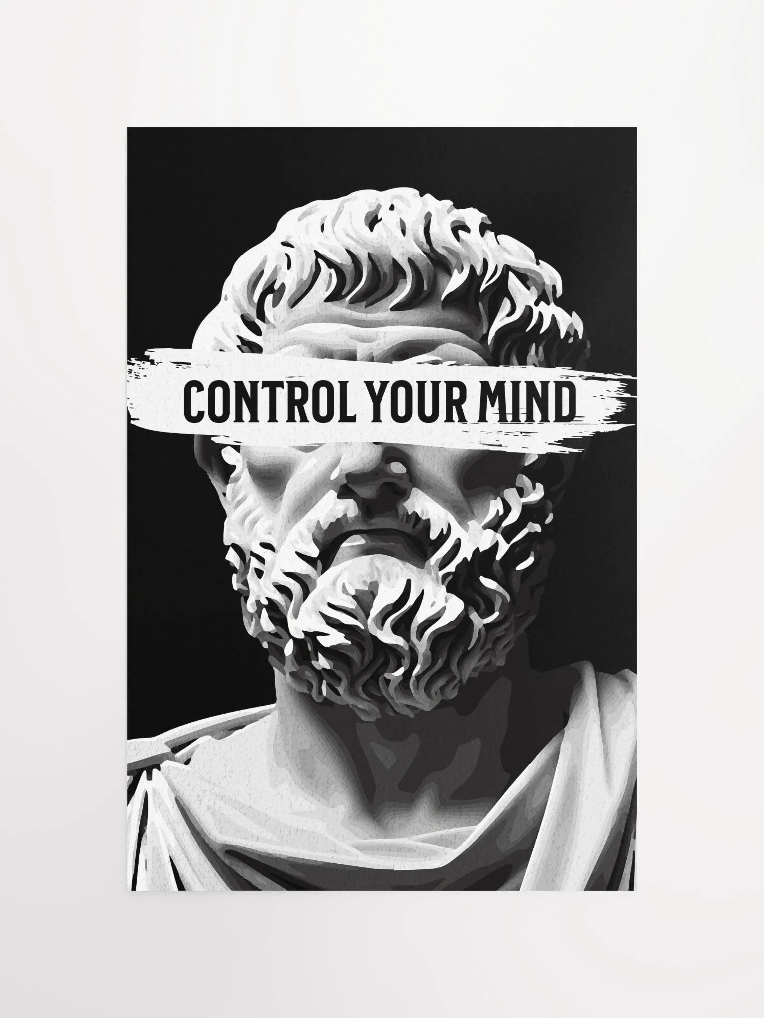 Control Your Mind Seneca Stoic Matte Paper Poster product image (6)