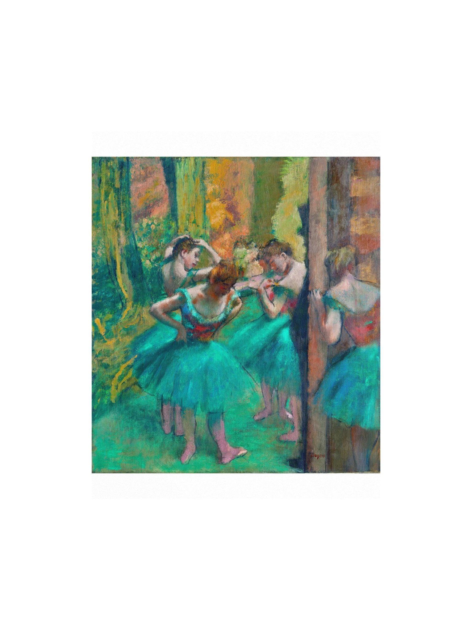 Dancers, Pink and Green — Medium Poster product image (1)