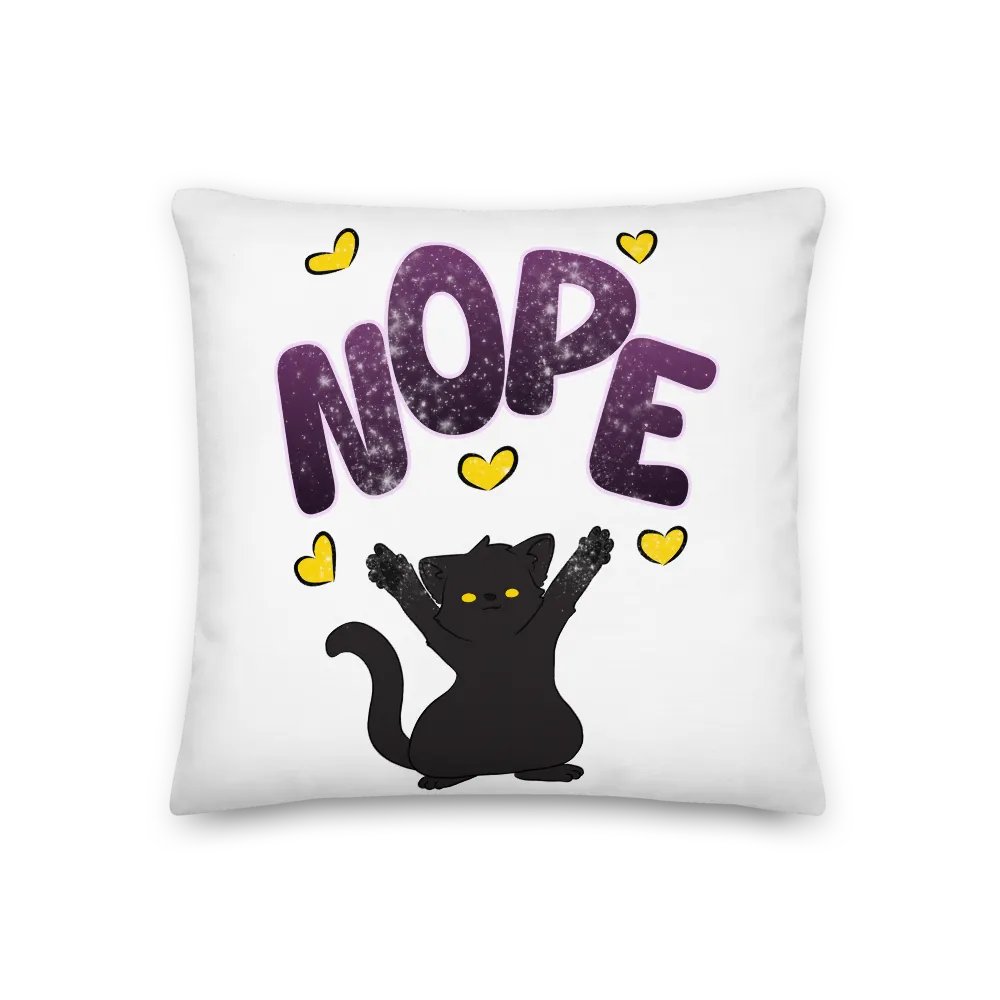 NOPE Throw Pillow product image (1)