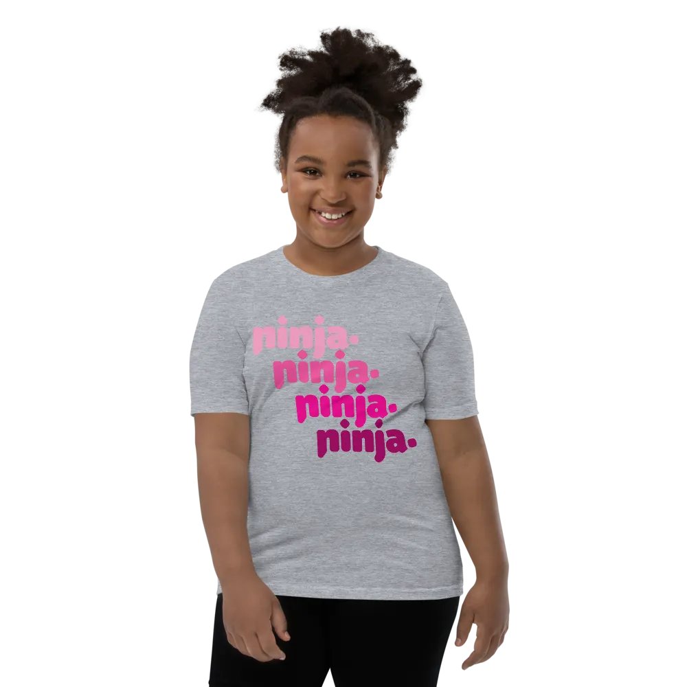 Quad Ninja Kids Tee: Pink product image (11)