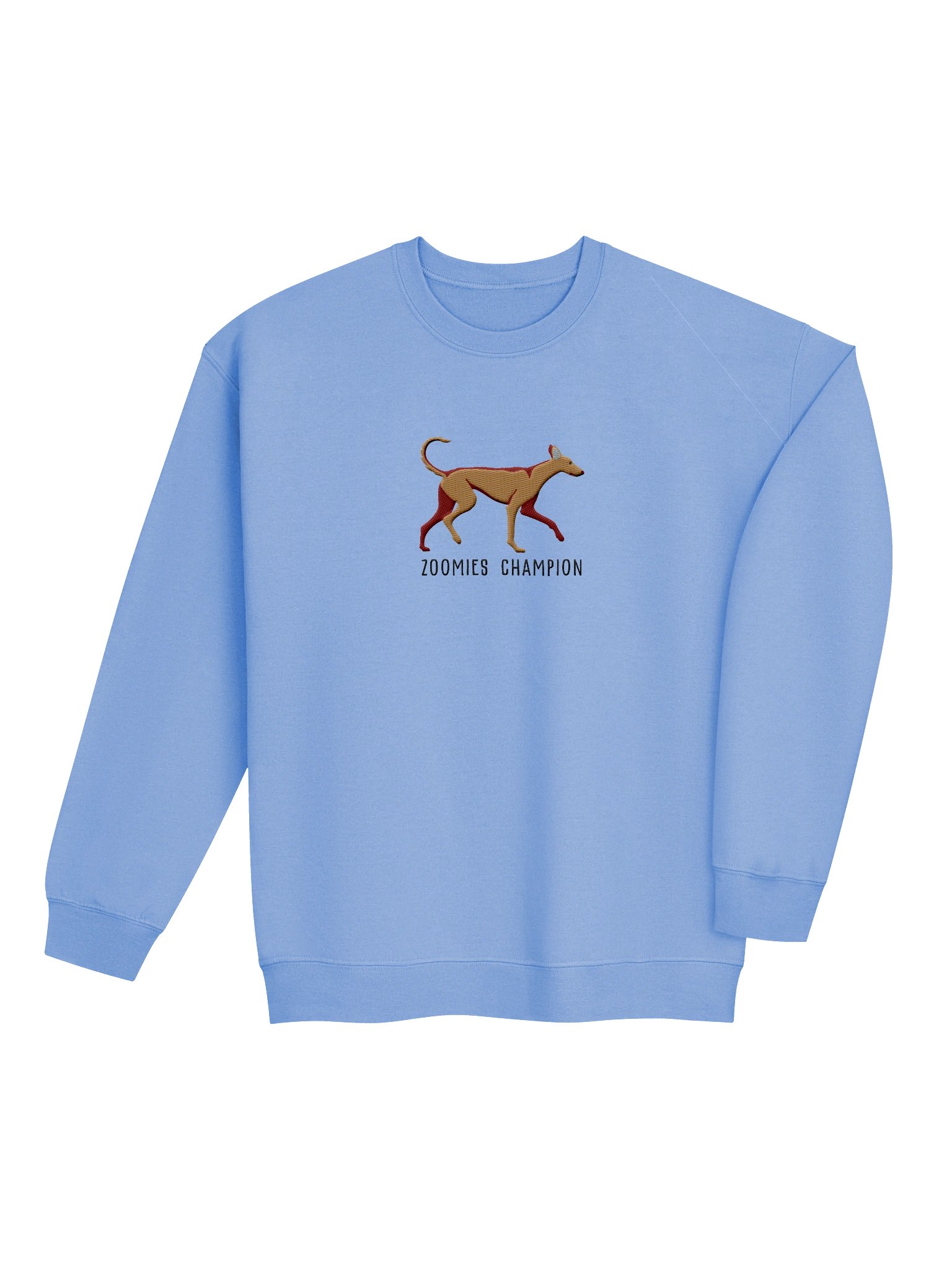 Zoomies Champion Sweatshirt (Embroidered) of an Ibizan Hound(Tan) product image (7)
