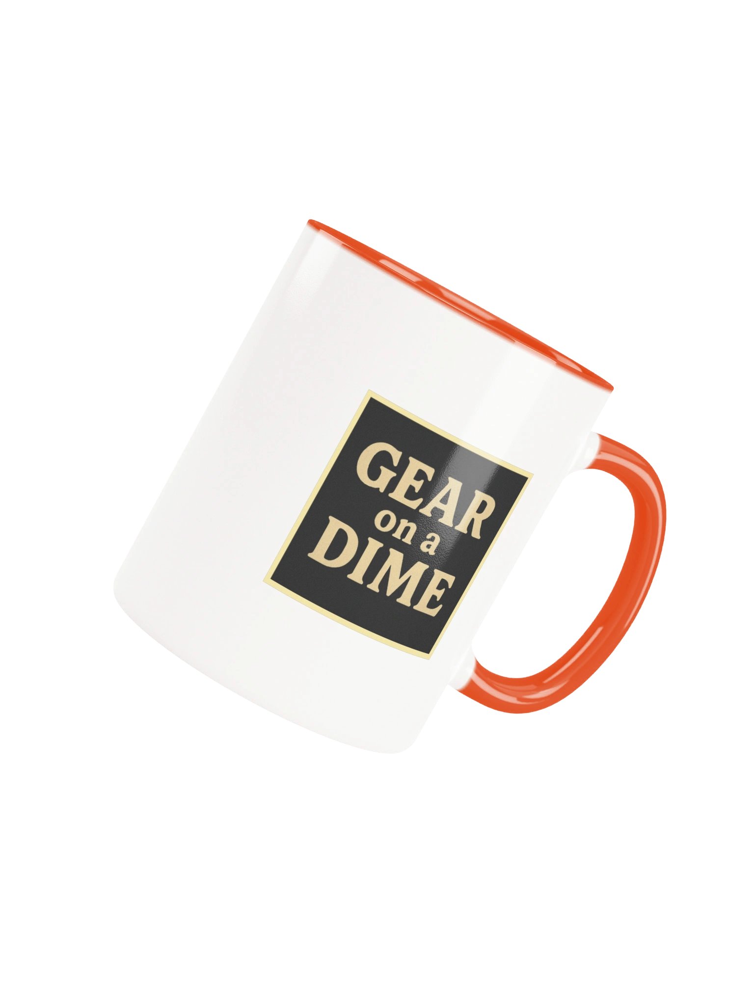 Gear on a Dime Logo Coffee Mug Ceramic Guitarist Mug. product image (4)