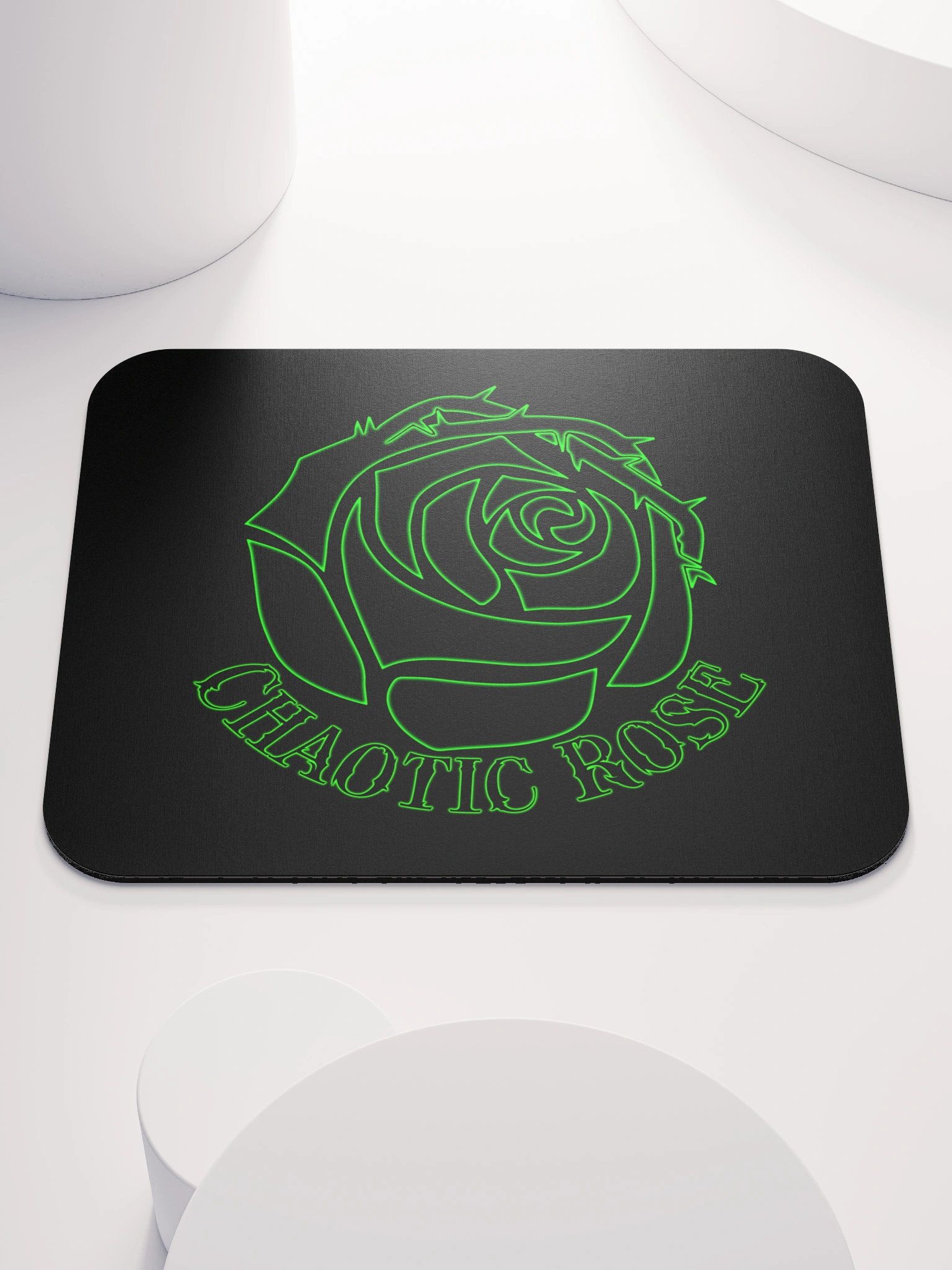 Chaotic Rose Mousepad product image (1)