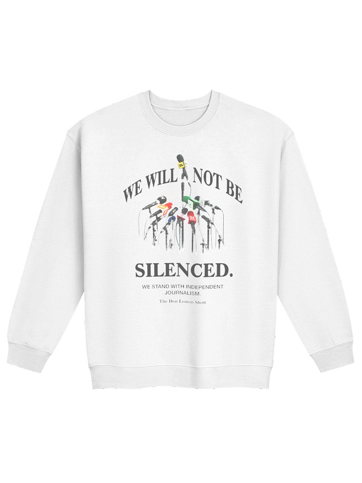 We Will Not Be Silenced Crewneck Sweatshirt product image (1)