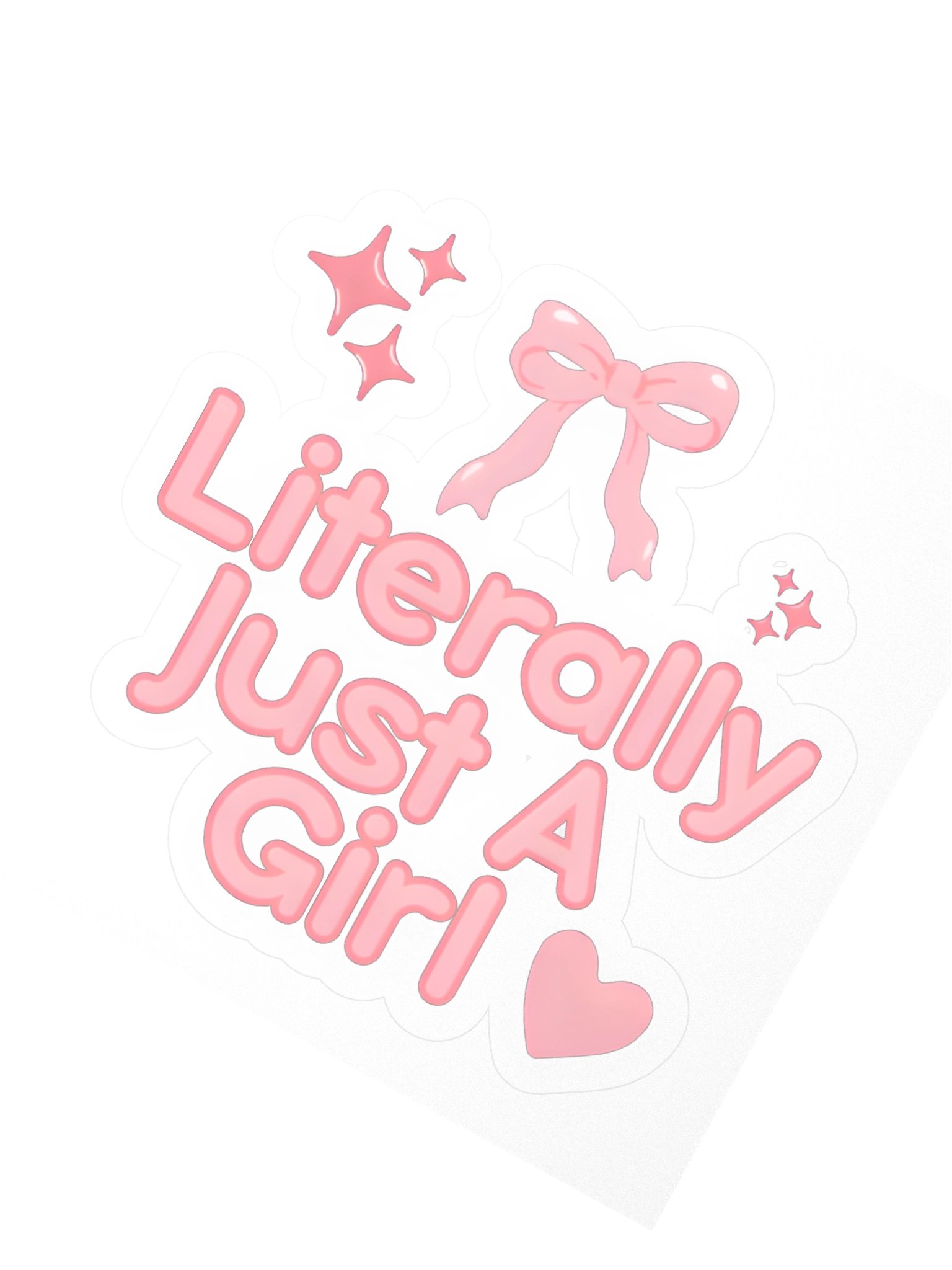 Just a Girl Sticker product image (5)