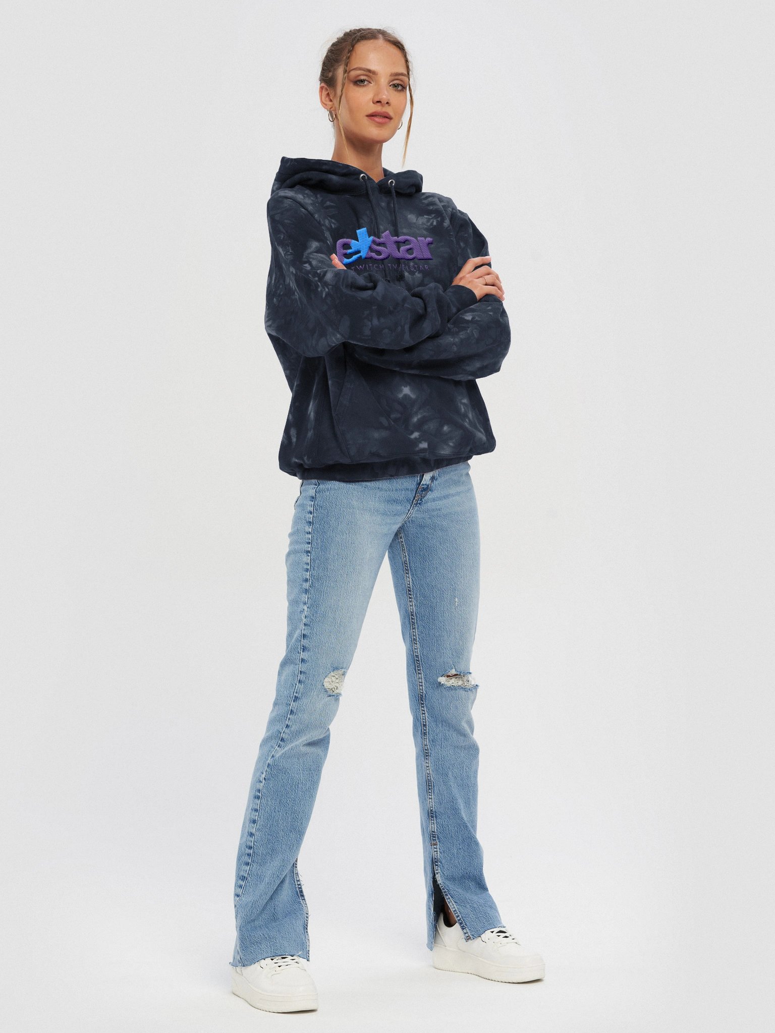 elStar Block Unisex Champion hoodie product image (8)