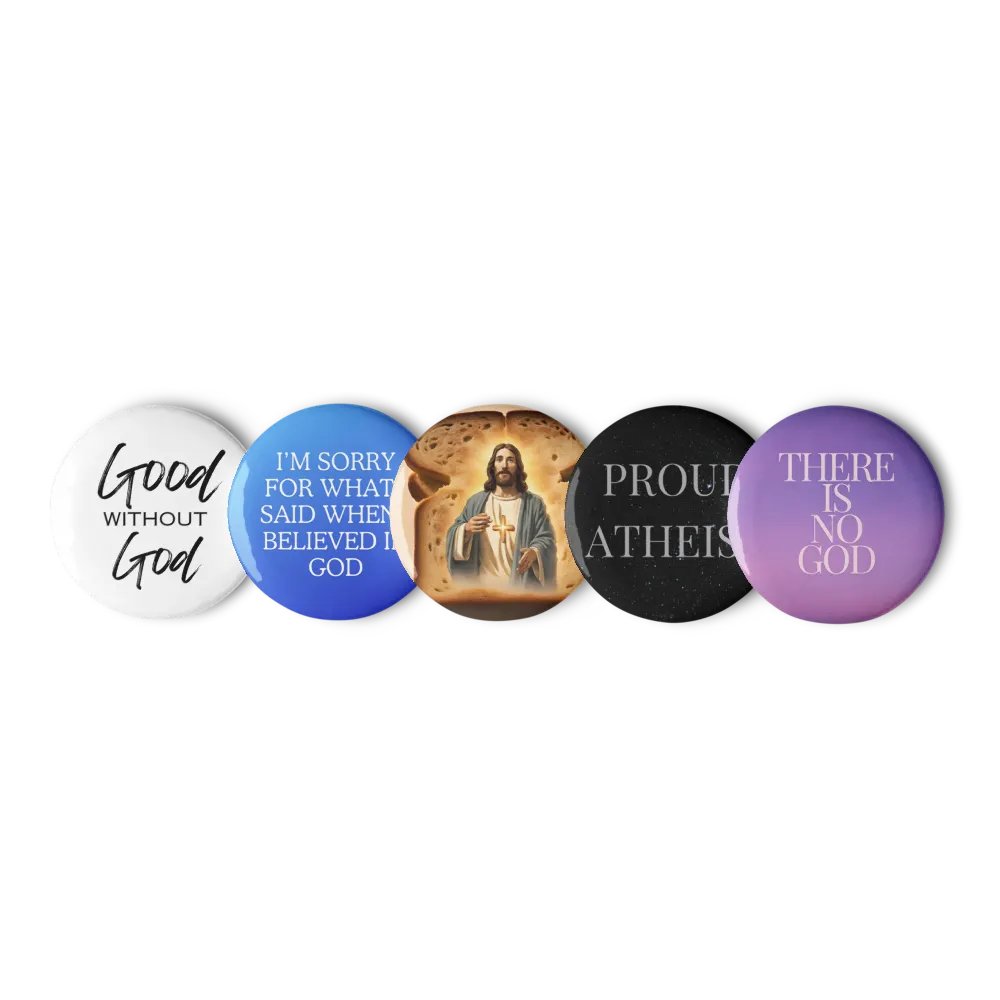 Atheist Pins product image (1)