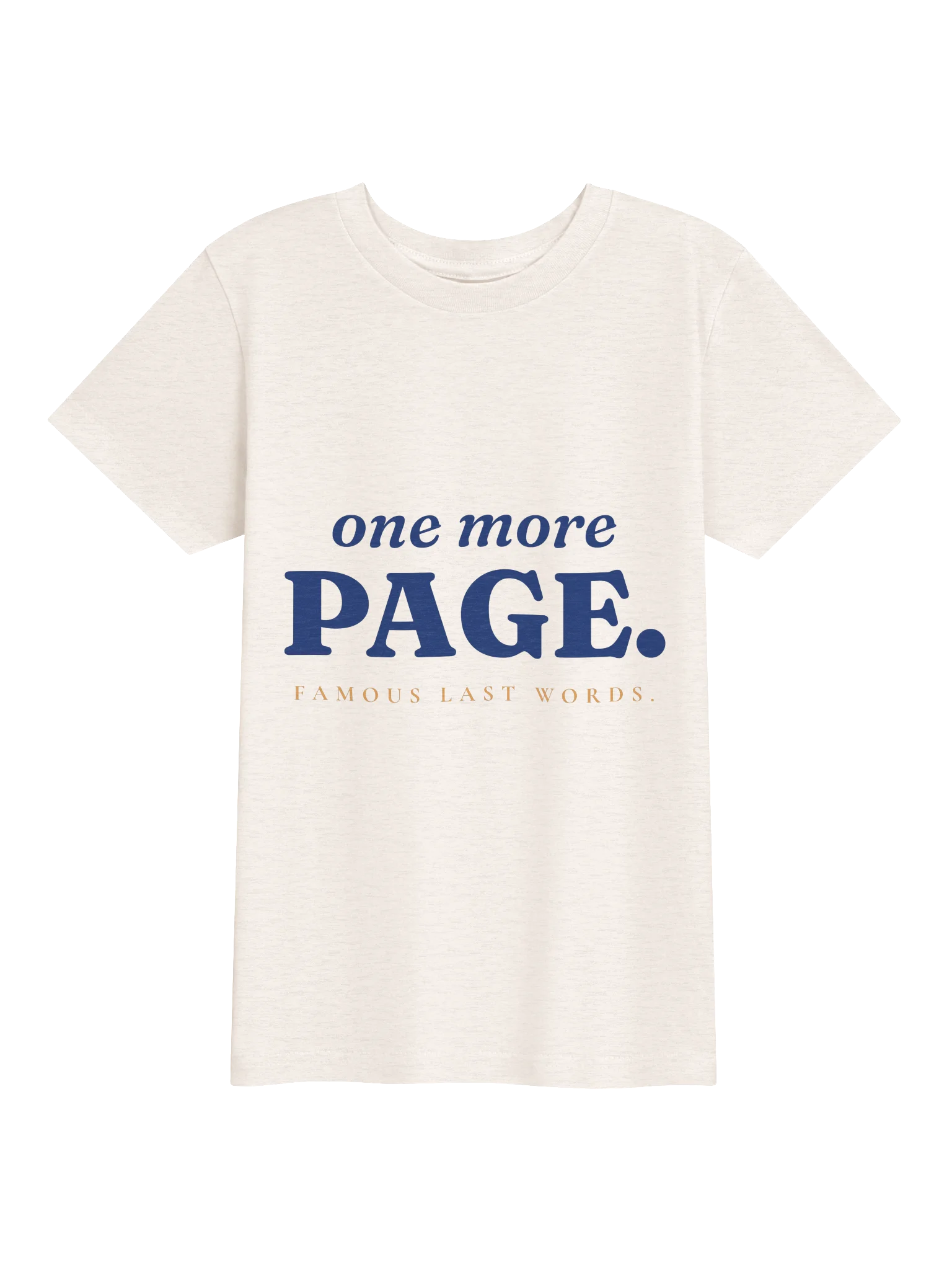 One More Page Youth Tee product image (1)