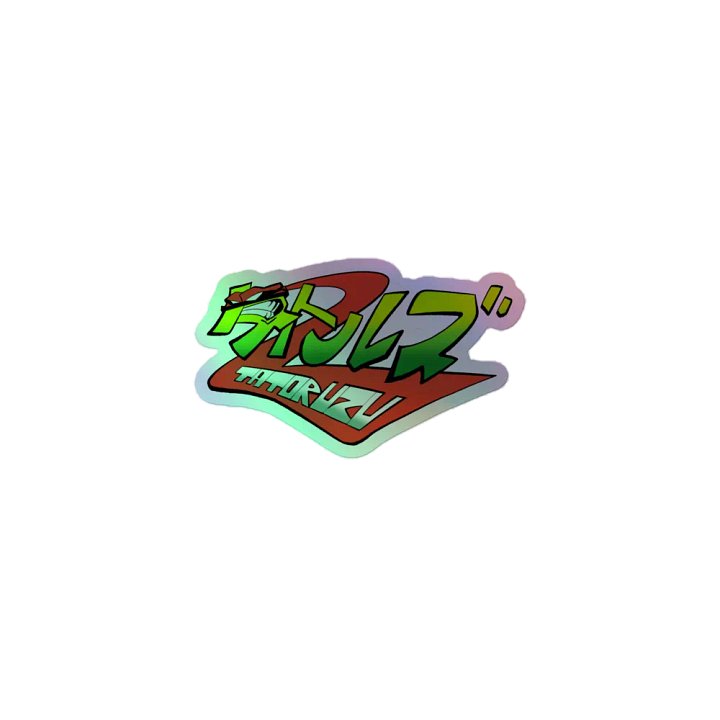 Tatoruzu Logo Holographic Sticker product image (1)