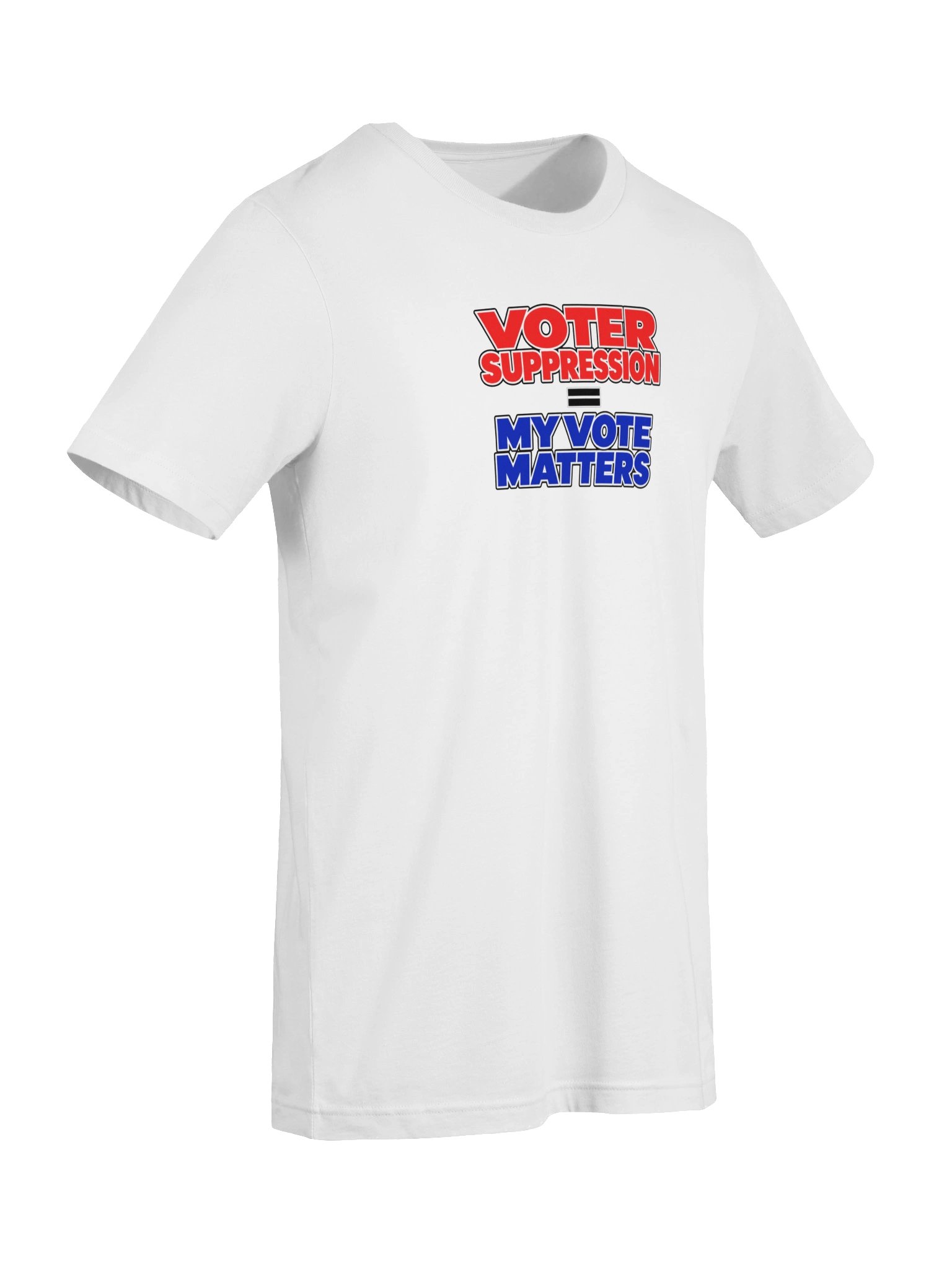 Voter Suppression Tee - White product image (7)