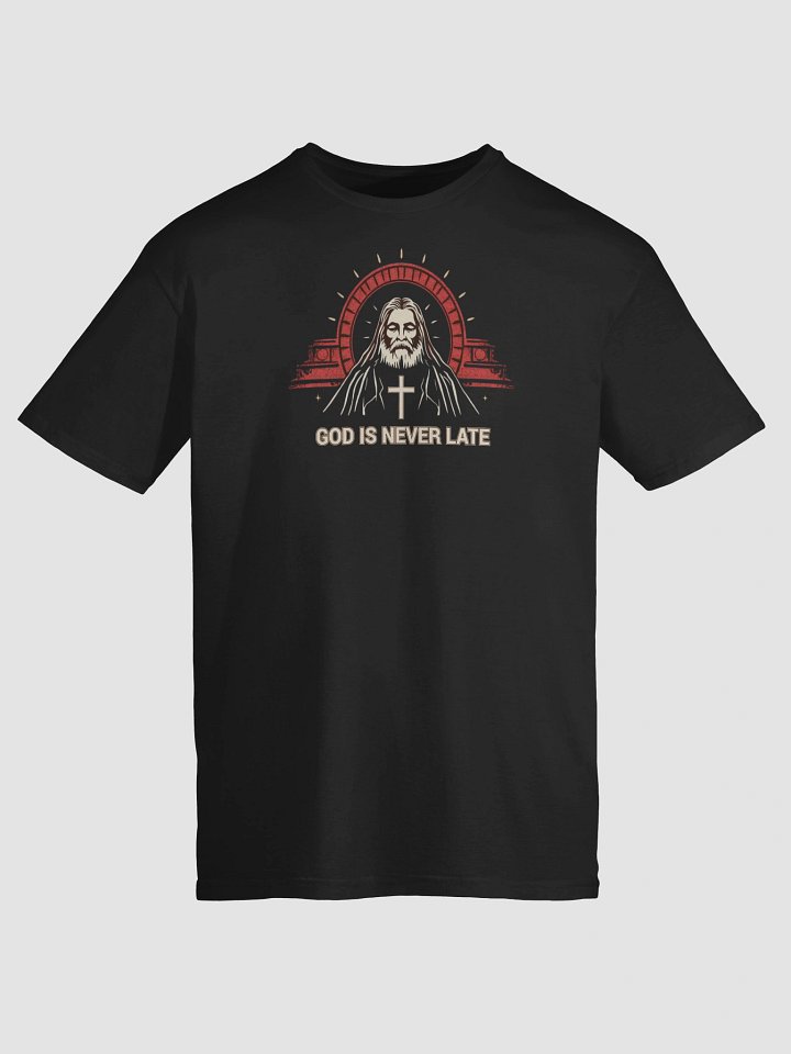 GOD is Never Late | AA recovery Religious T-Shirt product image (1)