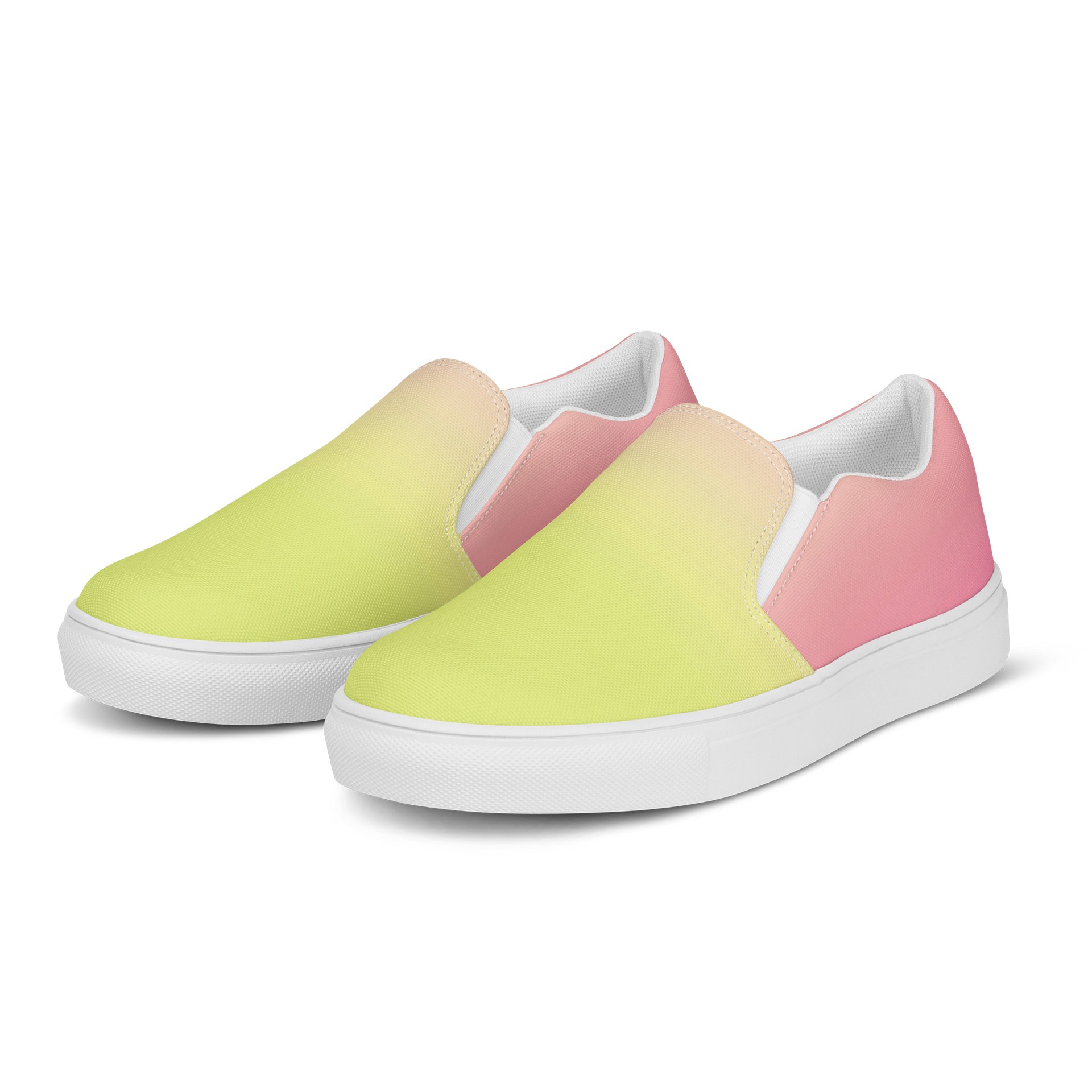Pink Gradient Slip-On Canvas Shoes product image (3)