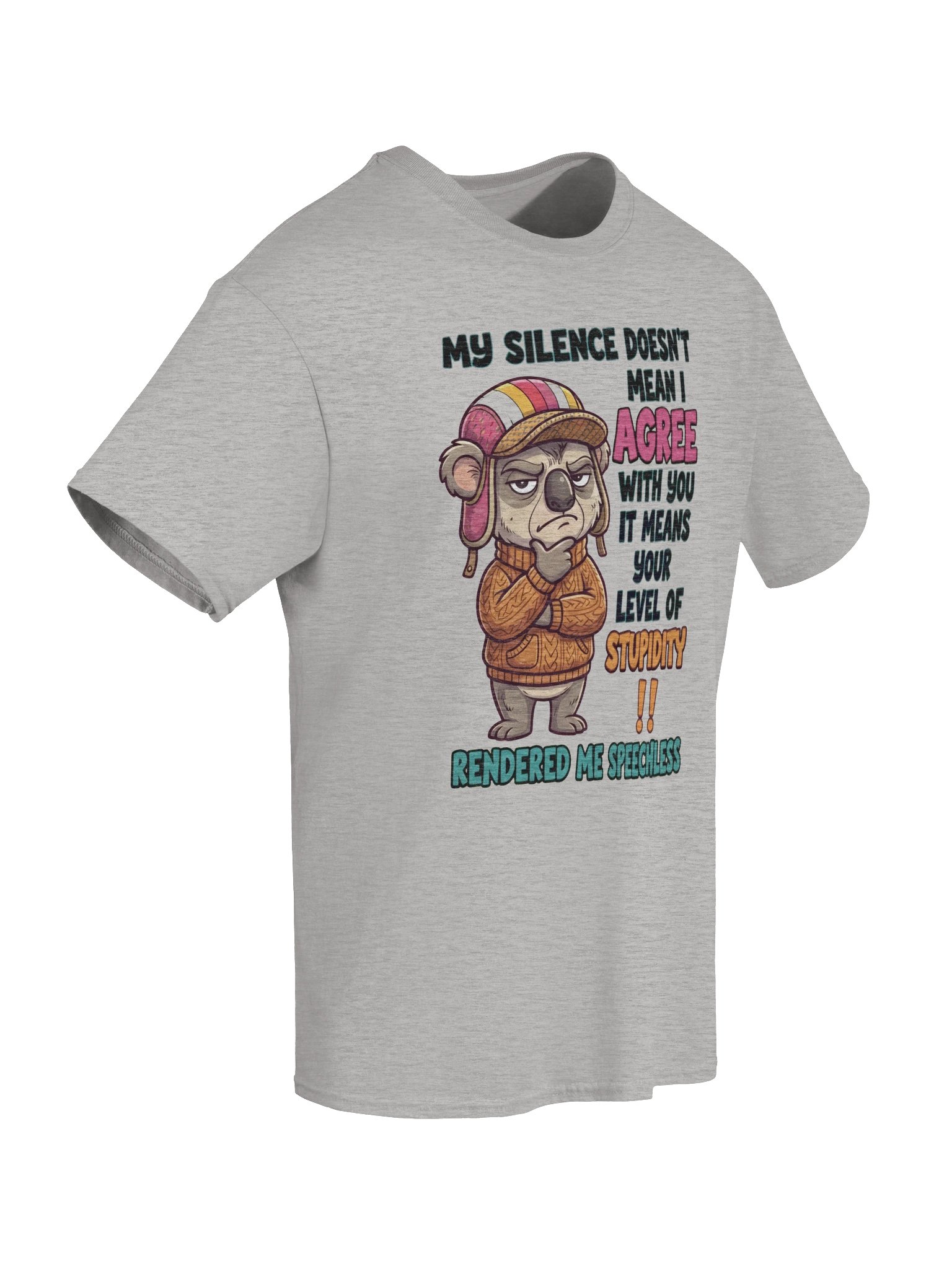 "My Silence" Sarcastic Koala Graphic Tee product image (6)