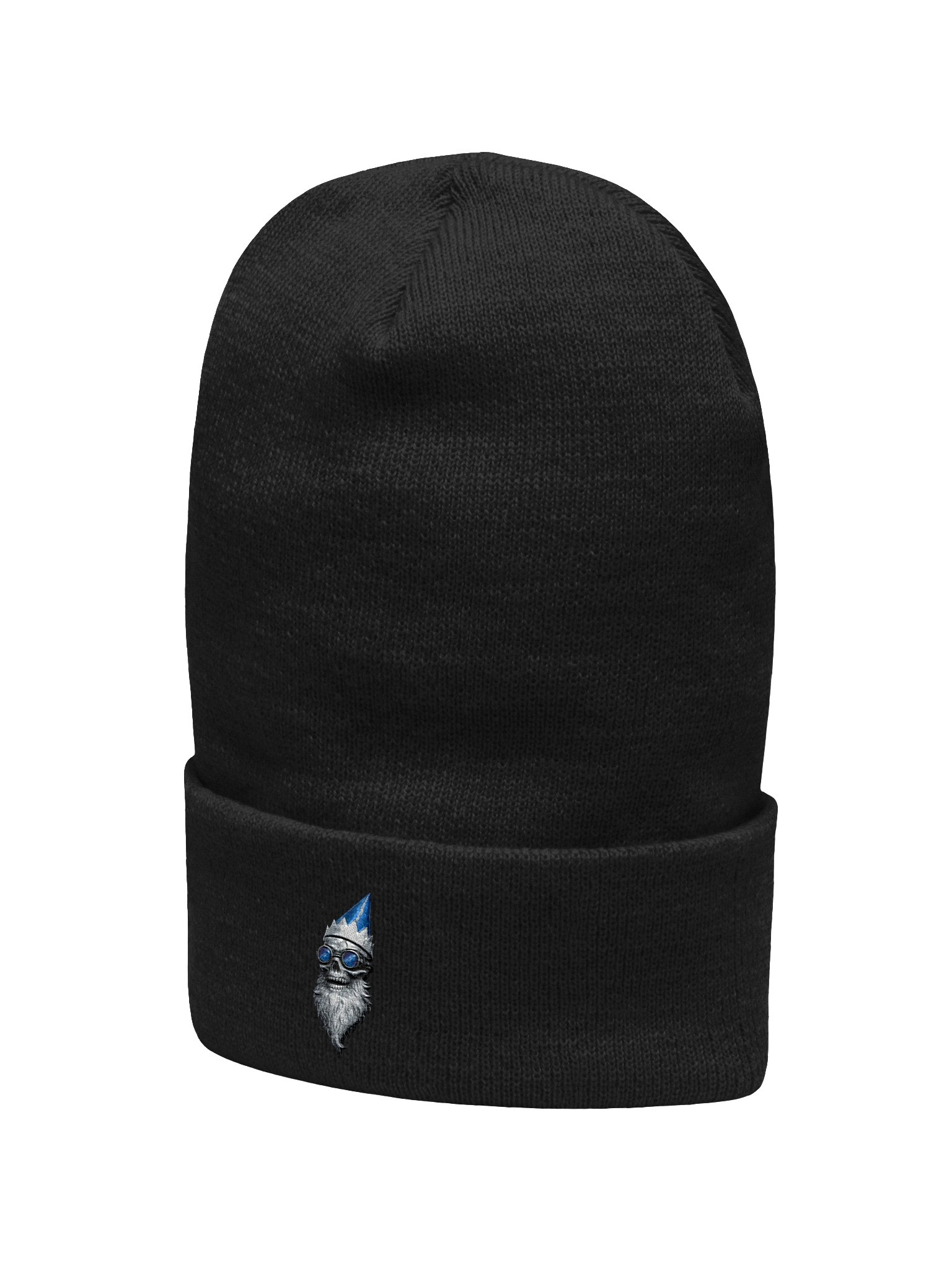 Blue Beard Skull Cuffed Beanie product image (2)
