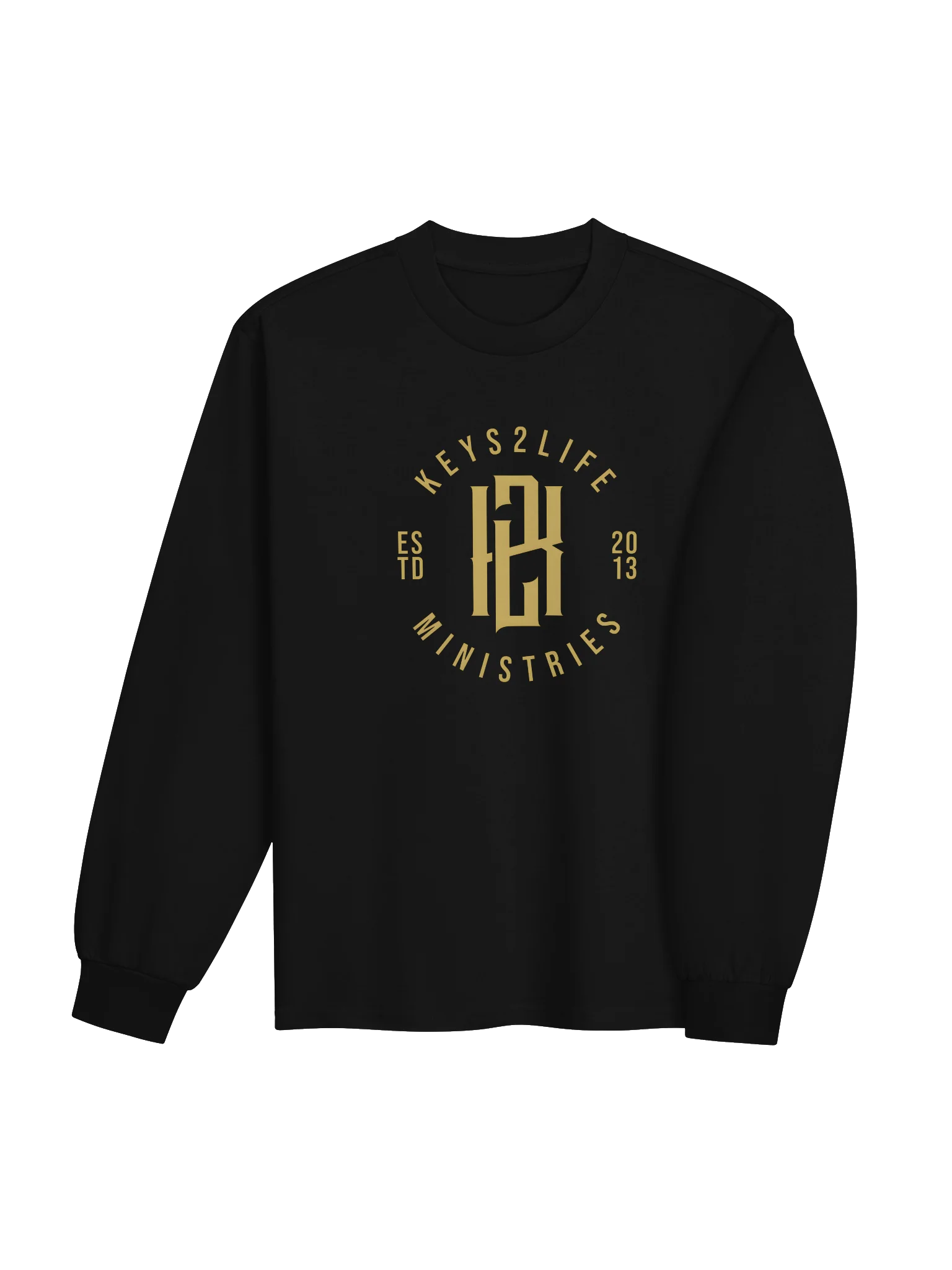 Keys2Life Ministries Gold Monogram Tee product image (21)