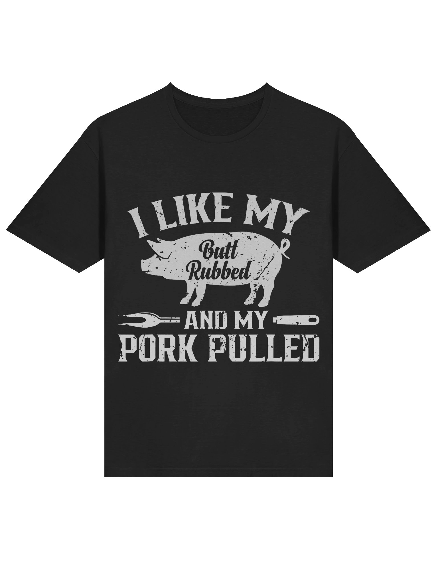 I Like My Butt Rubbed and My Pork Pulled – Gildan Softstyle Unisex T-Shirt product image (2)