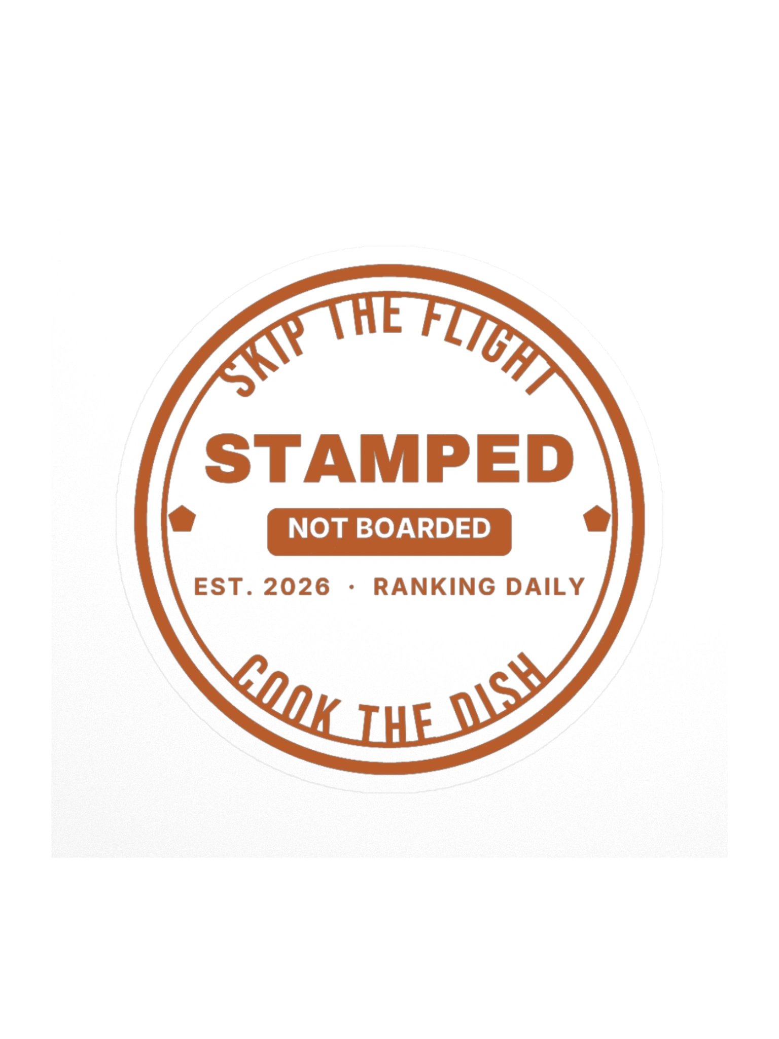 Stamped, Not Boarded Sticker product image (1)