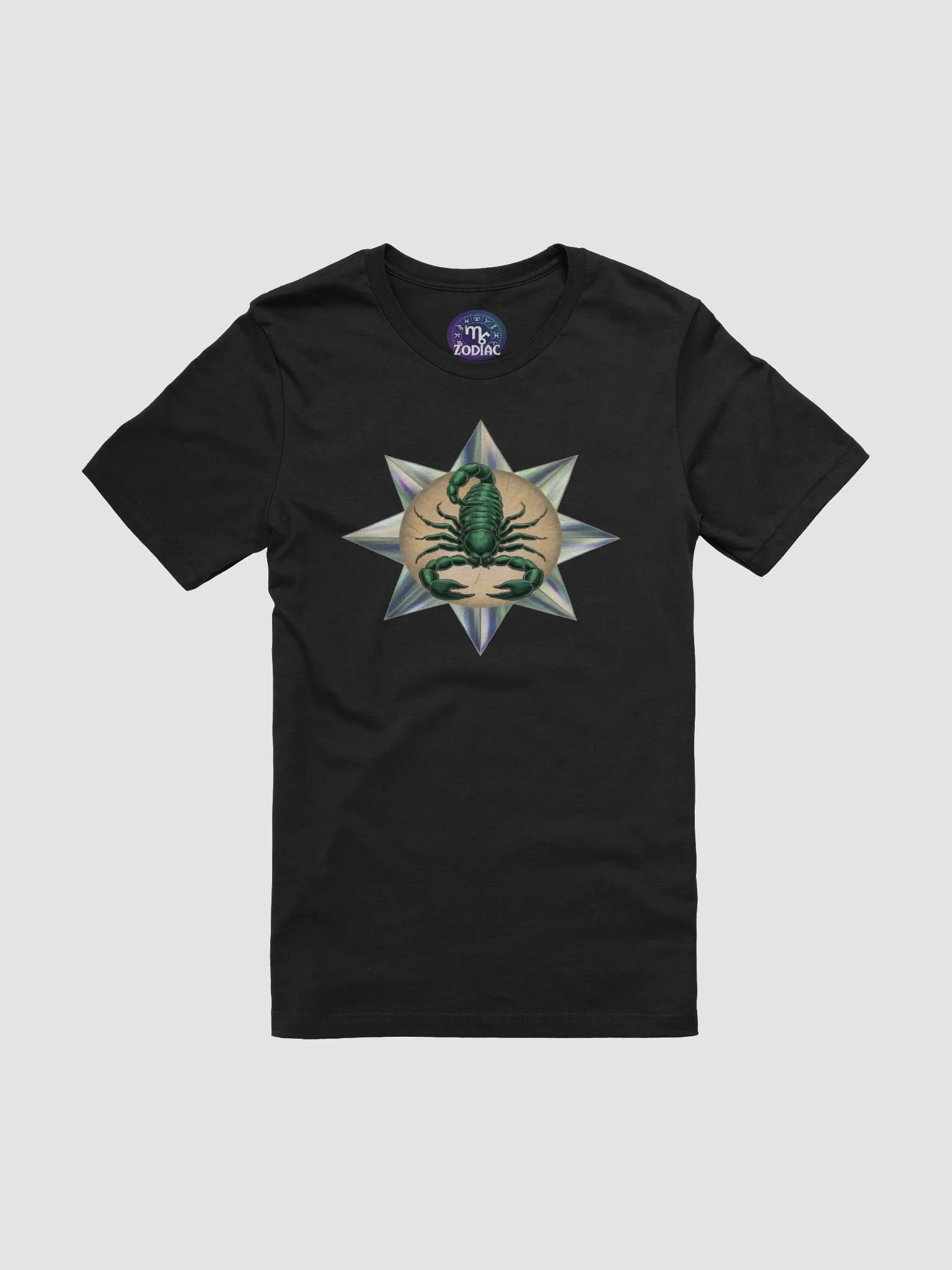 Unisex Scorpio Zodiac T-Shirt - Holographic Scorpion Design product image (3)