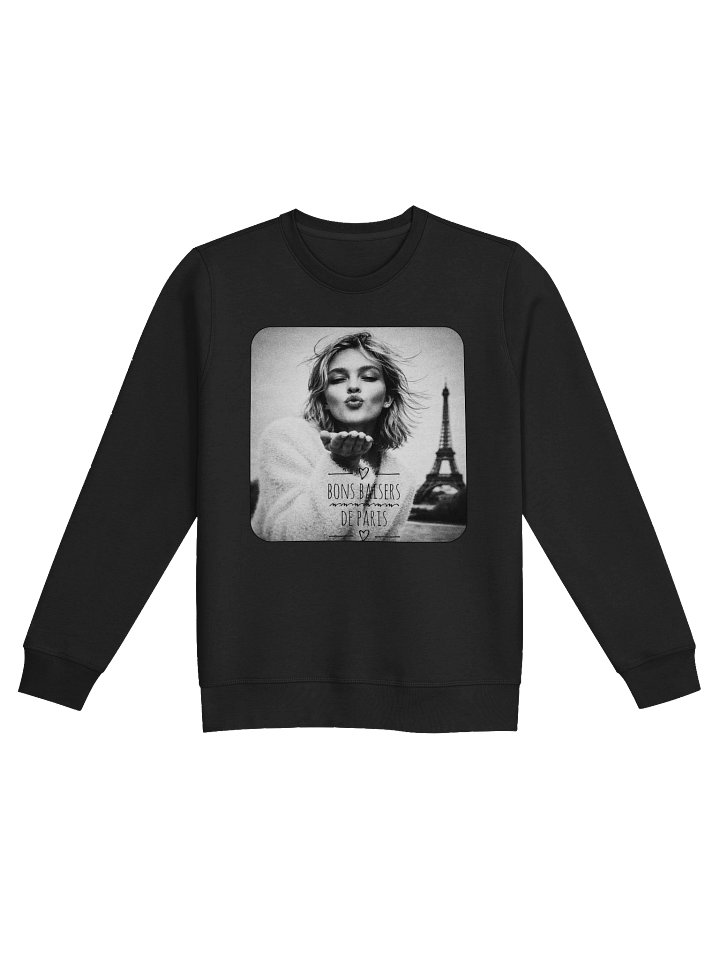 Bons Baisers de Paris — Parisian Kiss Wearable Art Sweatshirt product image (3)