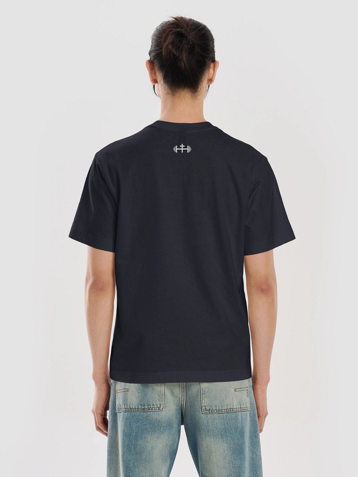 His House Mens Middleweight Oversized T-shirt - Ink Blue/Mushroom product image (2)