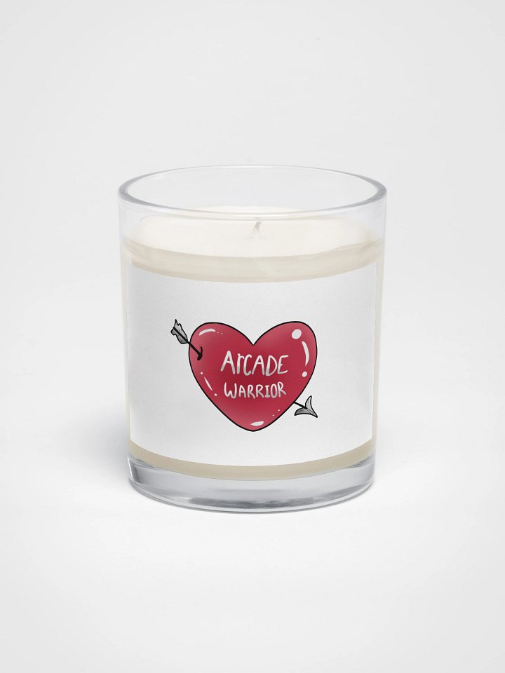 Arcade Warrior Valentine's Heart Candle product image (1)