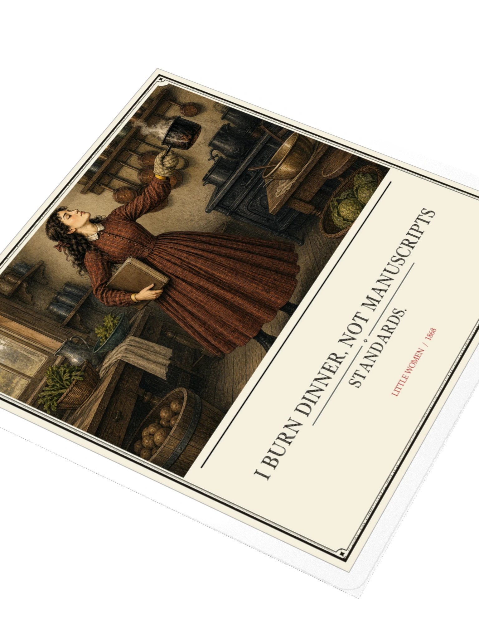 Burn Dinner Not Manuscripts -- Little Women Sticker product image (3)