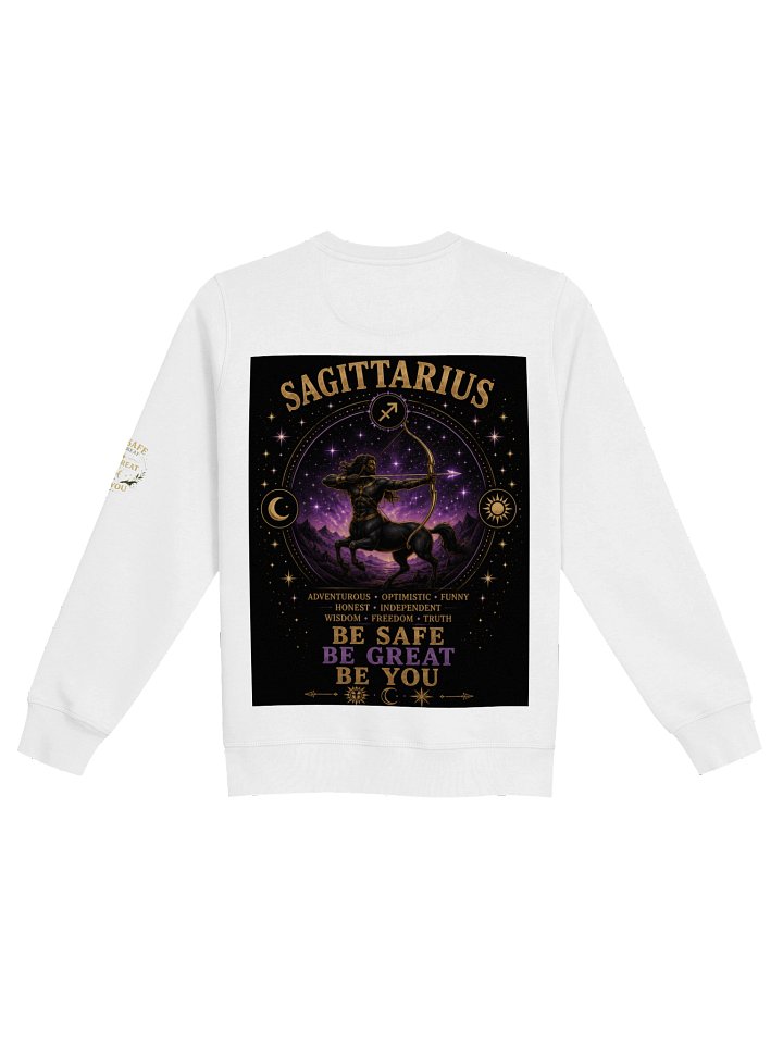 Sagittarius For the adventurers. Optimistic. Honest. Fearless. Sagittarius is always chasing the next horizon. 🏹 Be Safe. Be Great. Be You. product image (5)