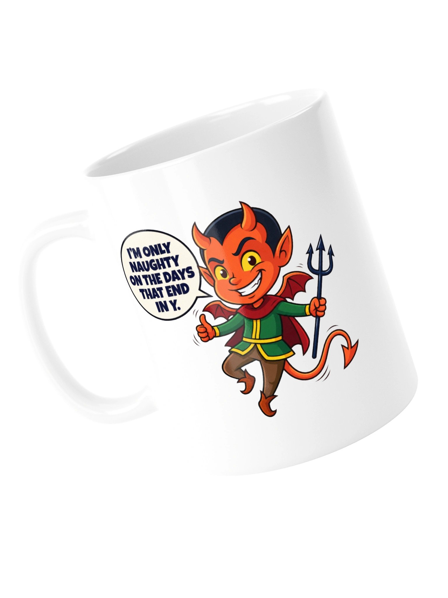 Only Naughty on Days Ending in Y - Devil Mug product image (13)