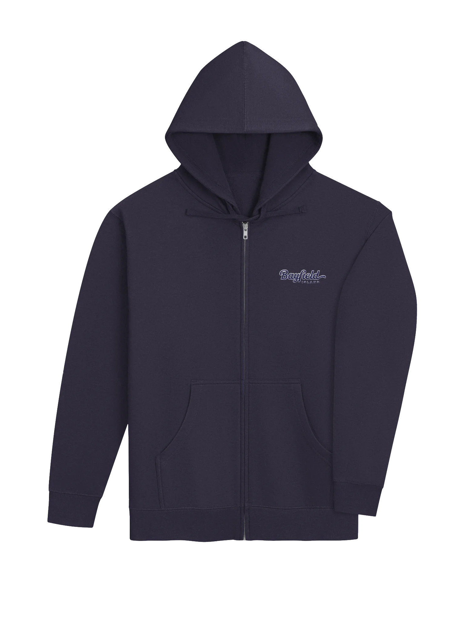 Bayfield Island Cursive Logo Zip Hoodie product image (12)