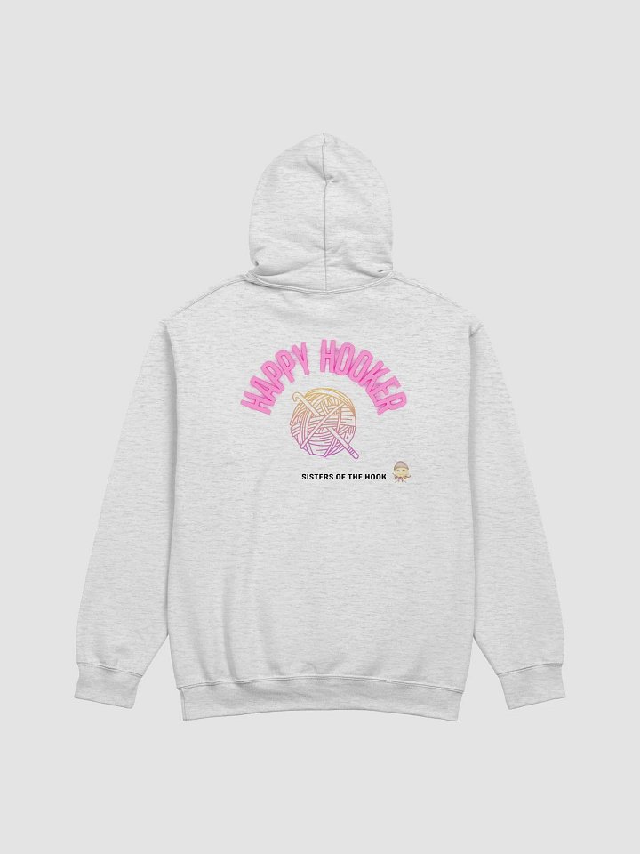 Happy Hooker Hoodie - Black Text product image (1)