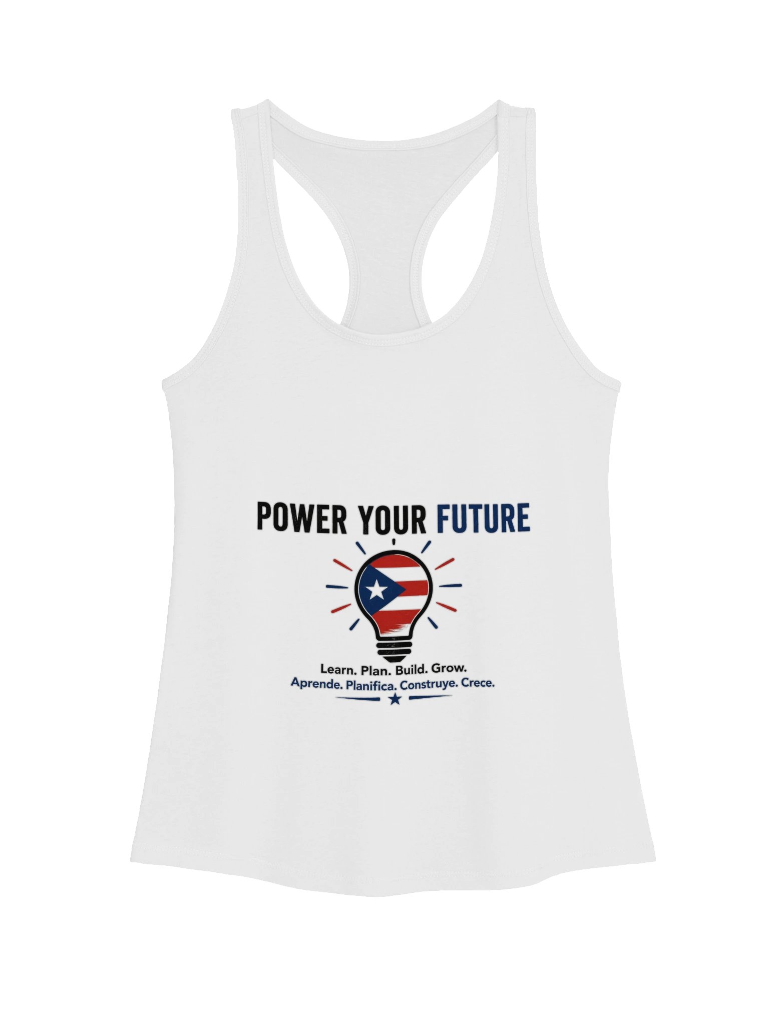 Community First Power Your Future Racerback product image (1)