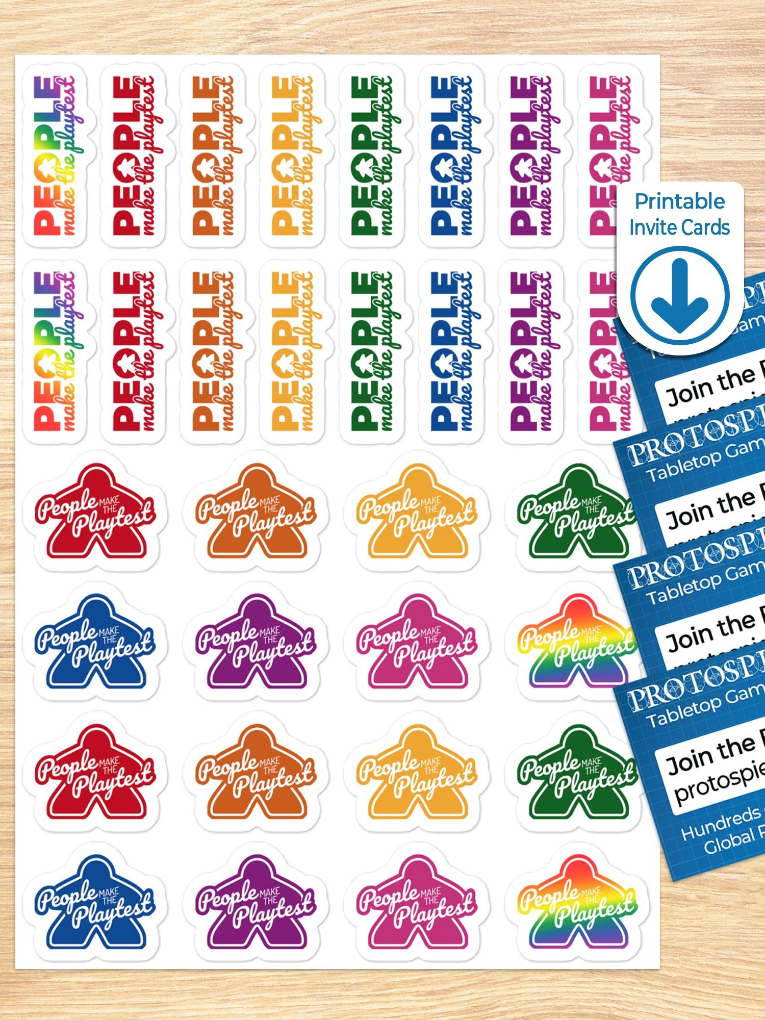 Multicolor PMTP Sticker Sheet Ambassador Kit product image (3)