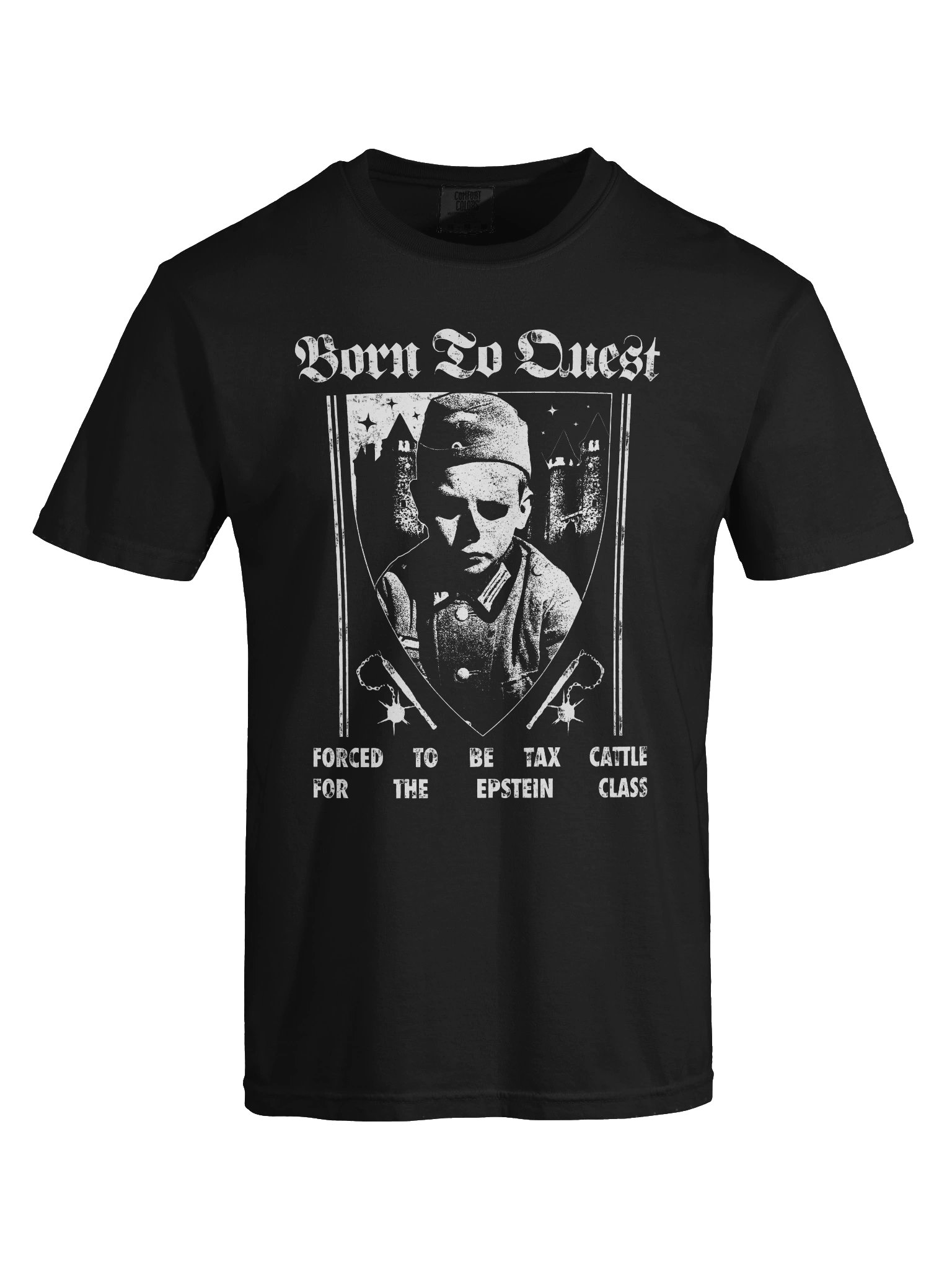 BORN TO QUEST TSHIRT BACKPRINT product image (9)