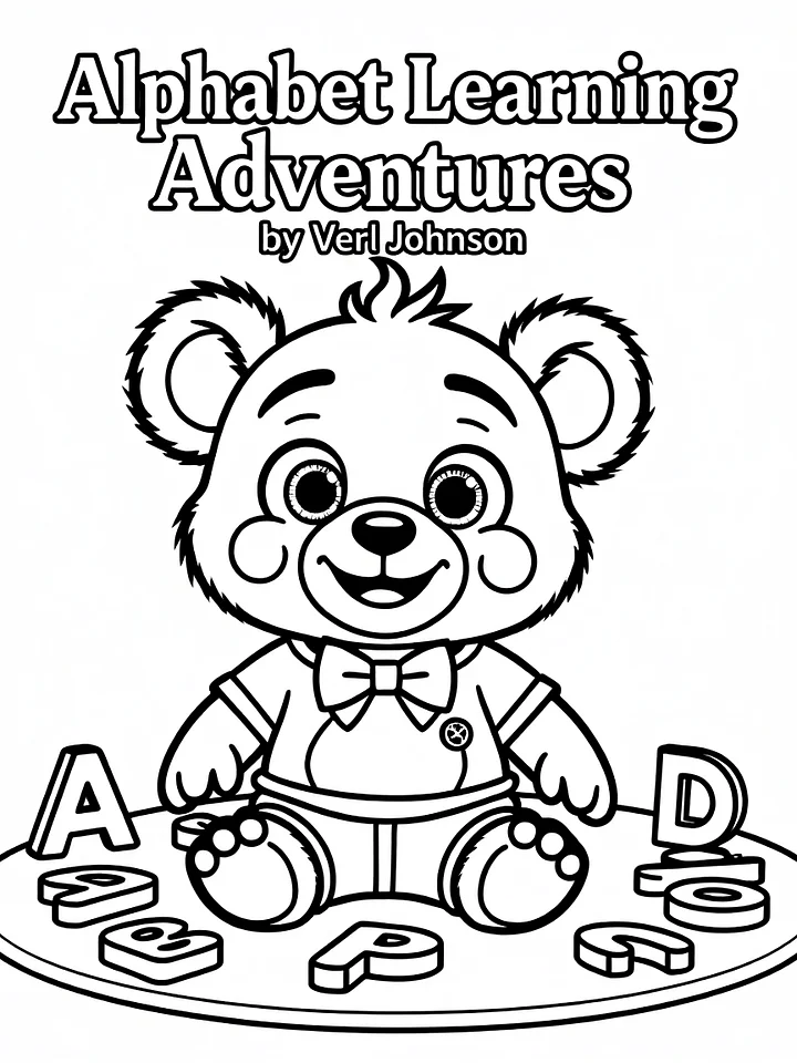 FREE Barnaby Bear’s ABCs: Tasty Treats Coloring Pack (Digital Download) product image (1)