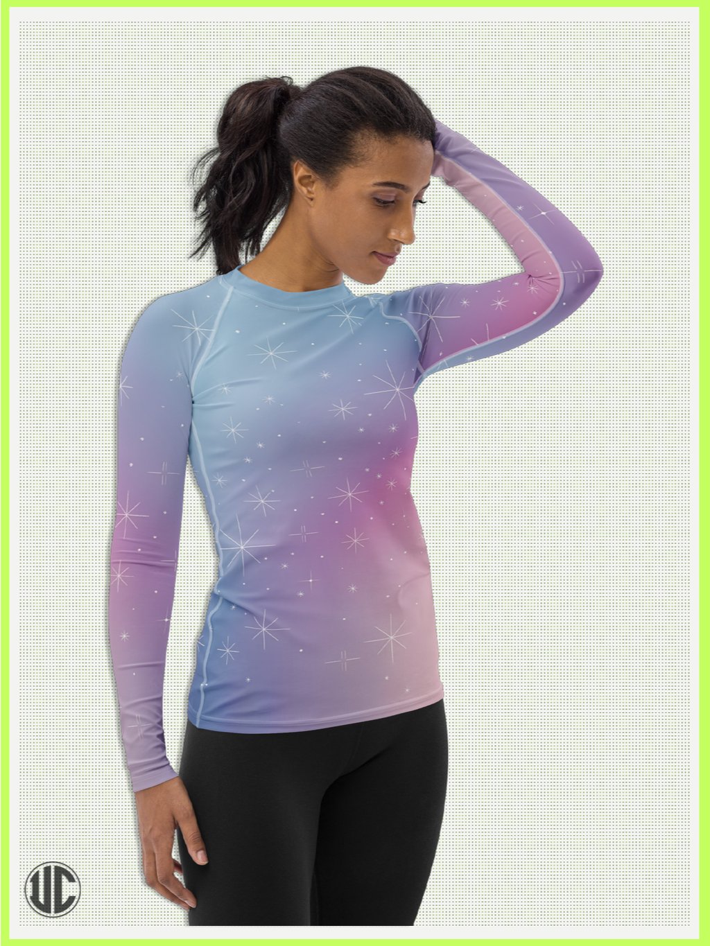 Sunset Constellations – Women’s Rash Guard product image (2)