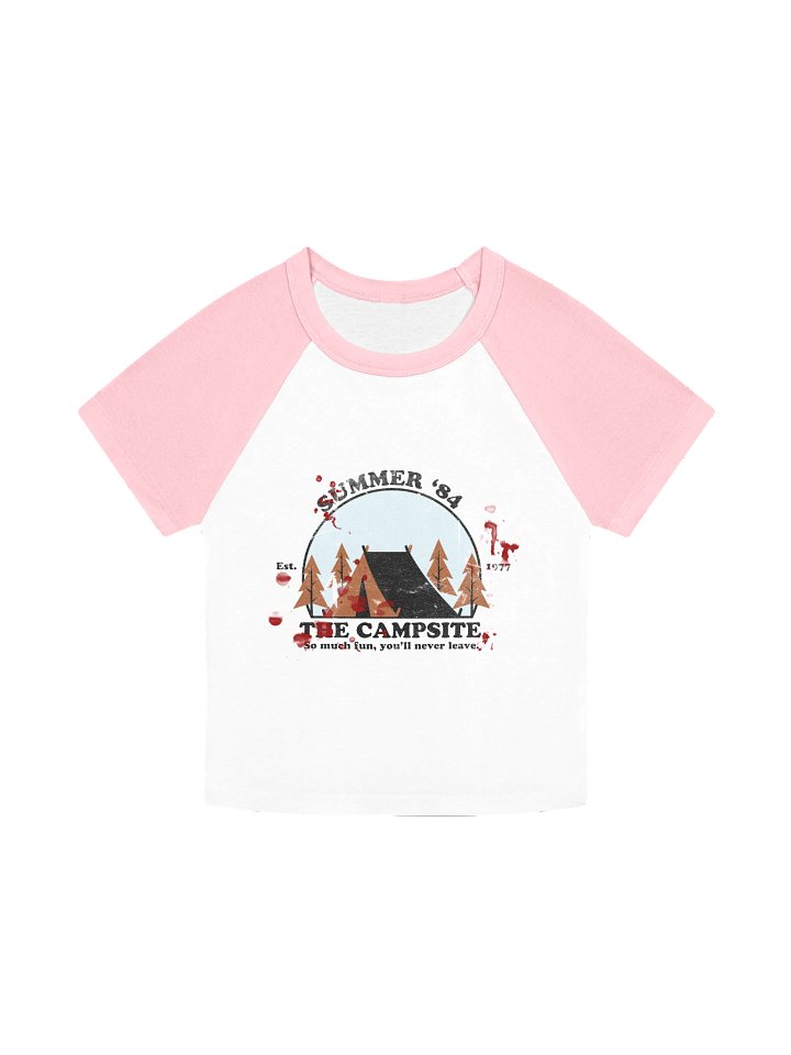 Retro Summer Camp Survivor Baby Tee product image (1)