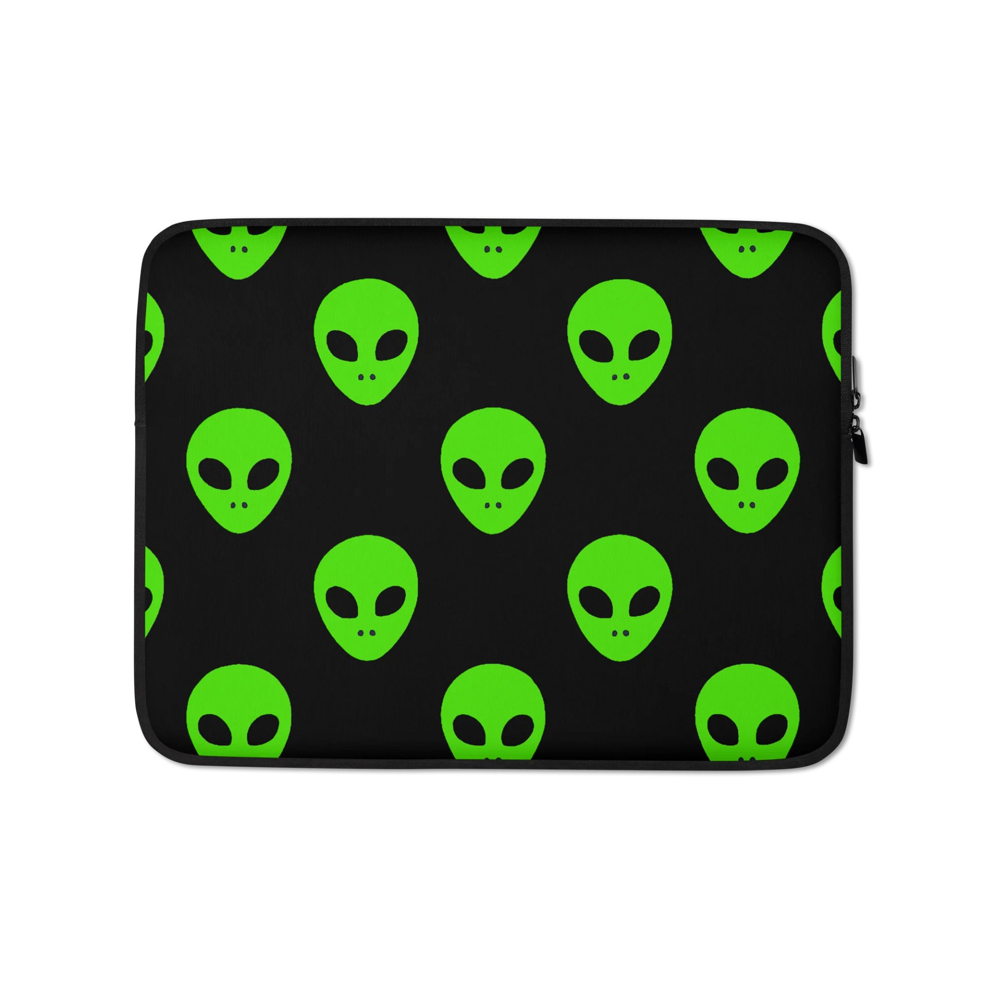 Neon Green Martians Laptop Sleeve product image (1)